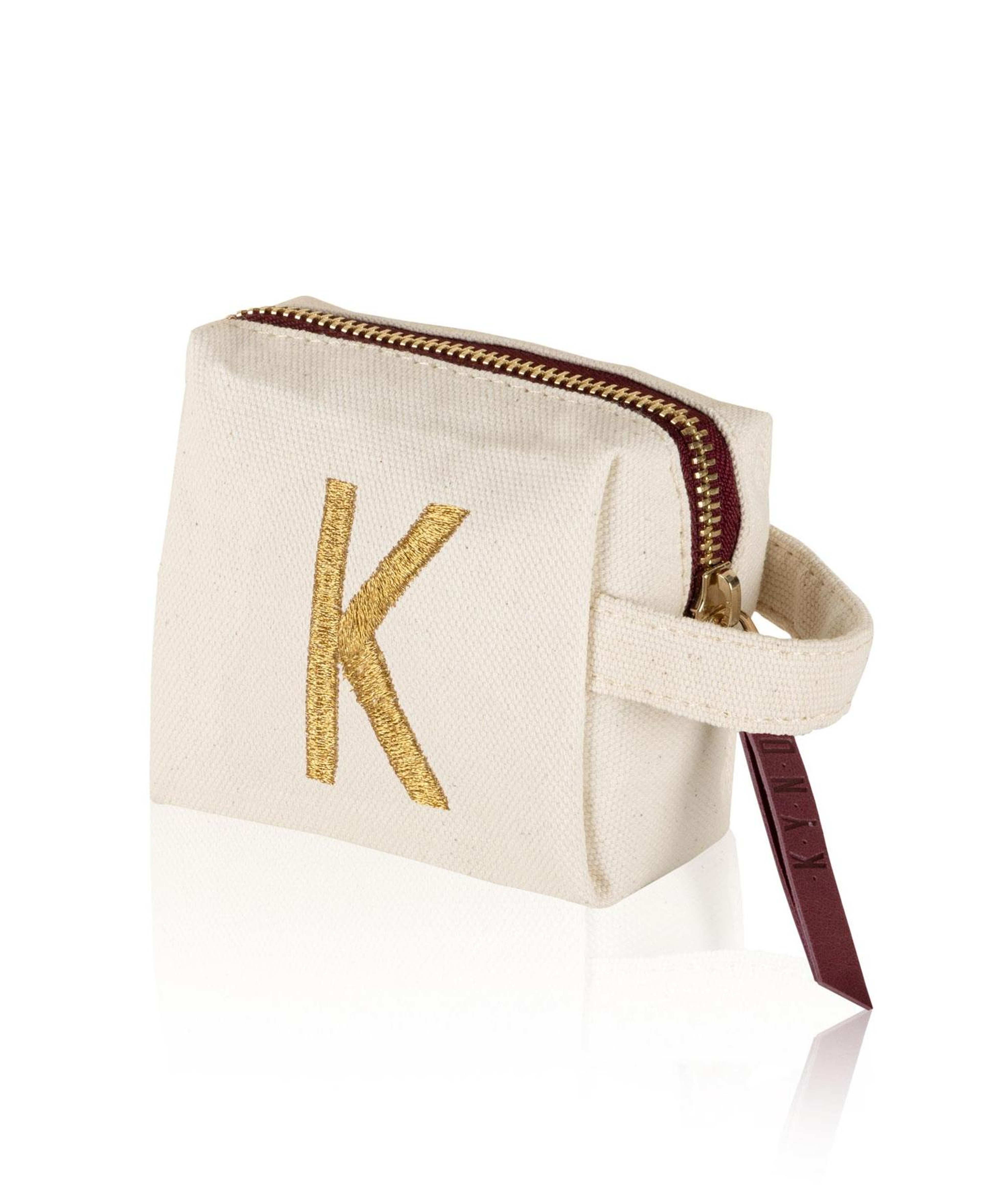 Harf Nakışlı Çanta K 14x12 cm