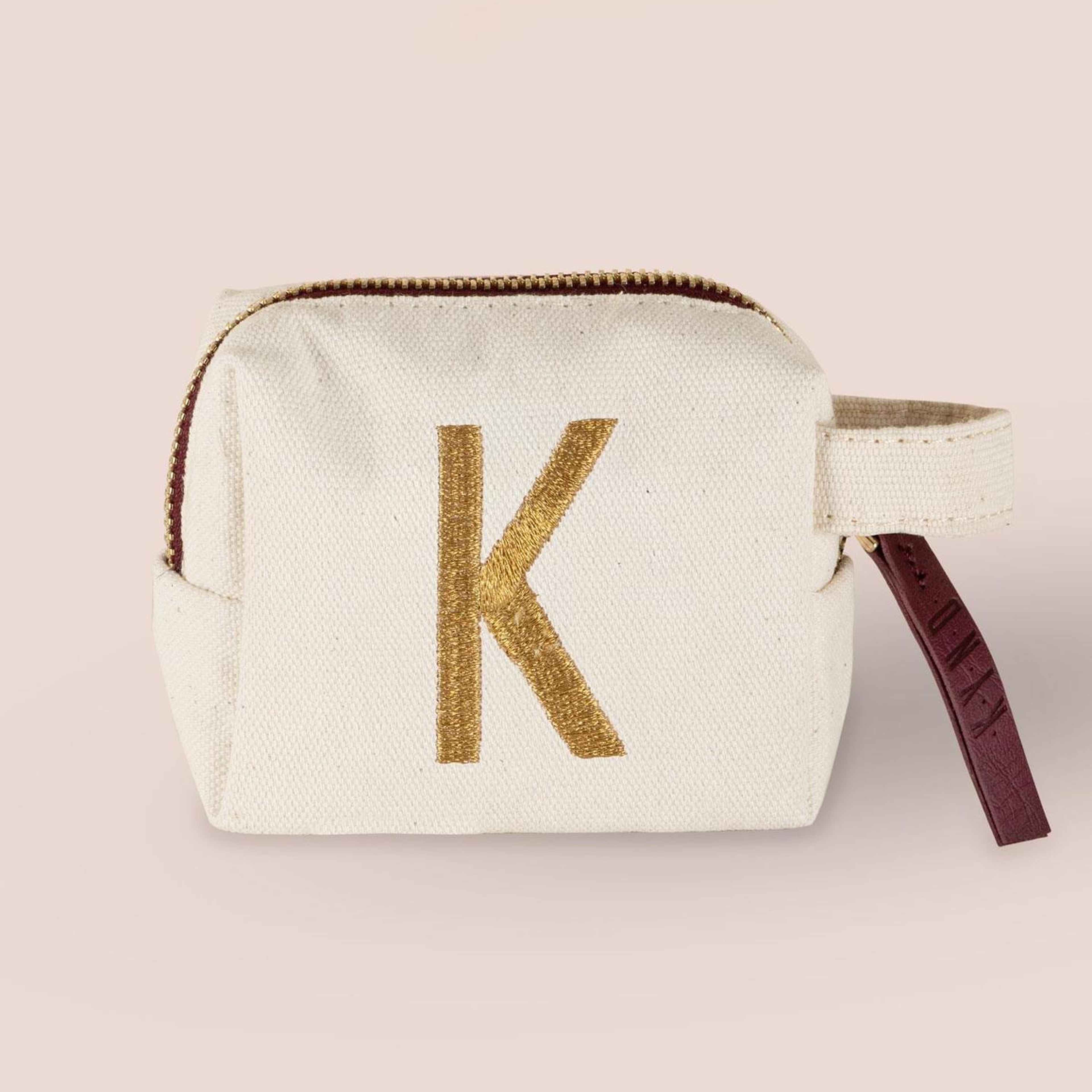 Harf Nakışlı Çanta K 14x12 cm