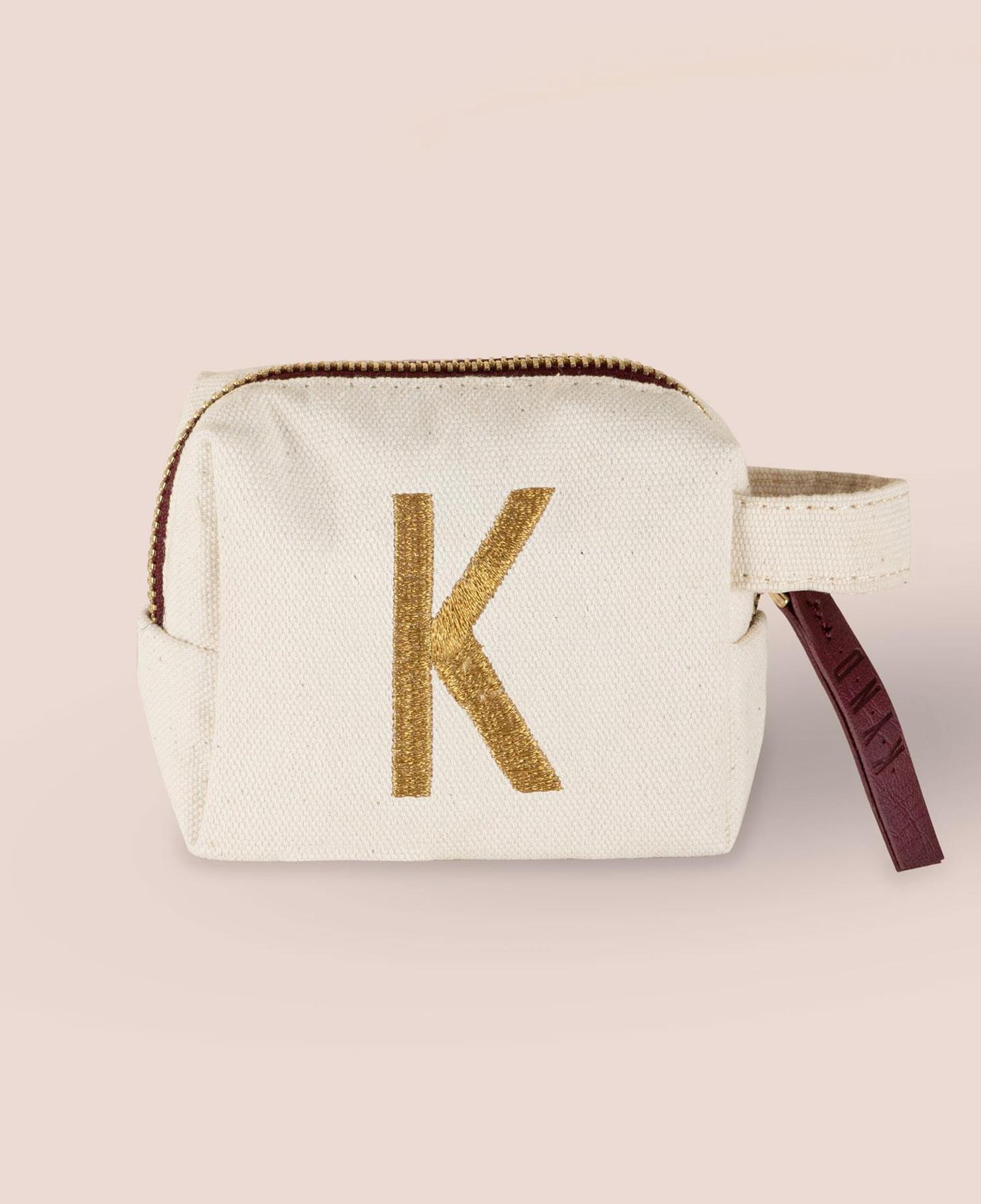 Harf Nakışlı Çanta K 14x12 cm