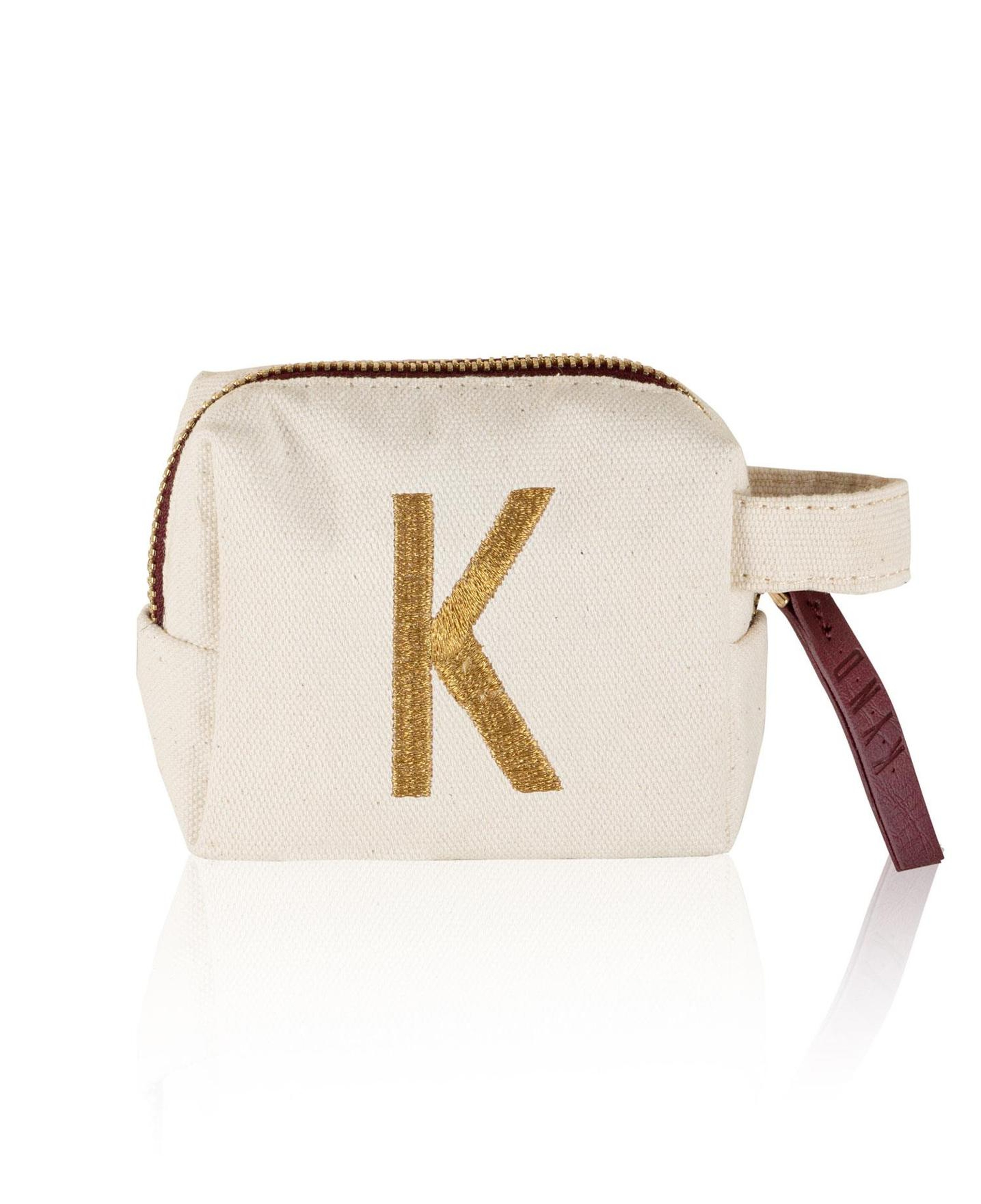 Harf Nakışlı Çanta K 14x12 cm