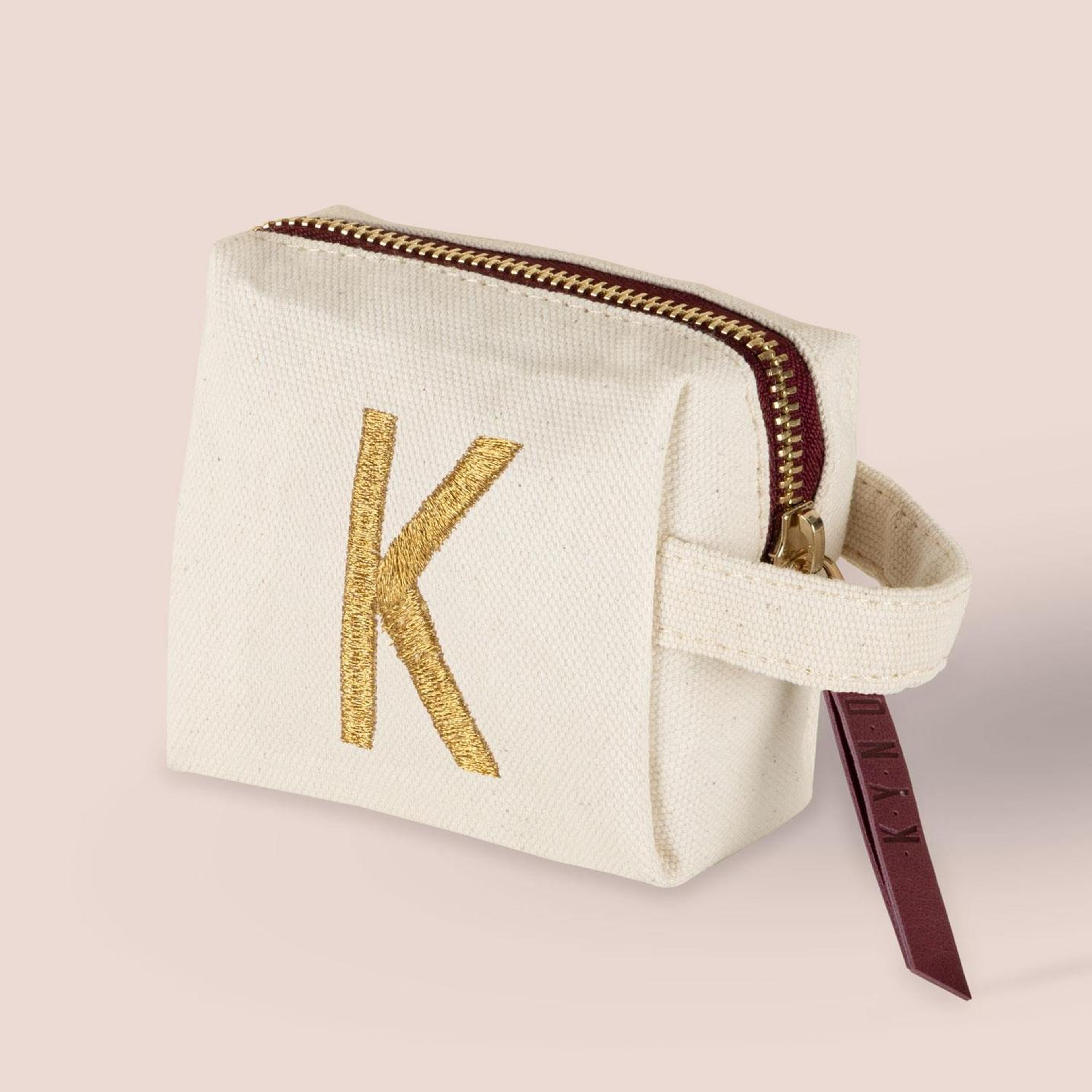 Harf Nakışlı Çanta K 14x12 cm