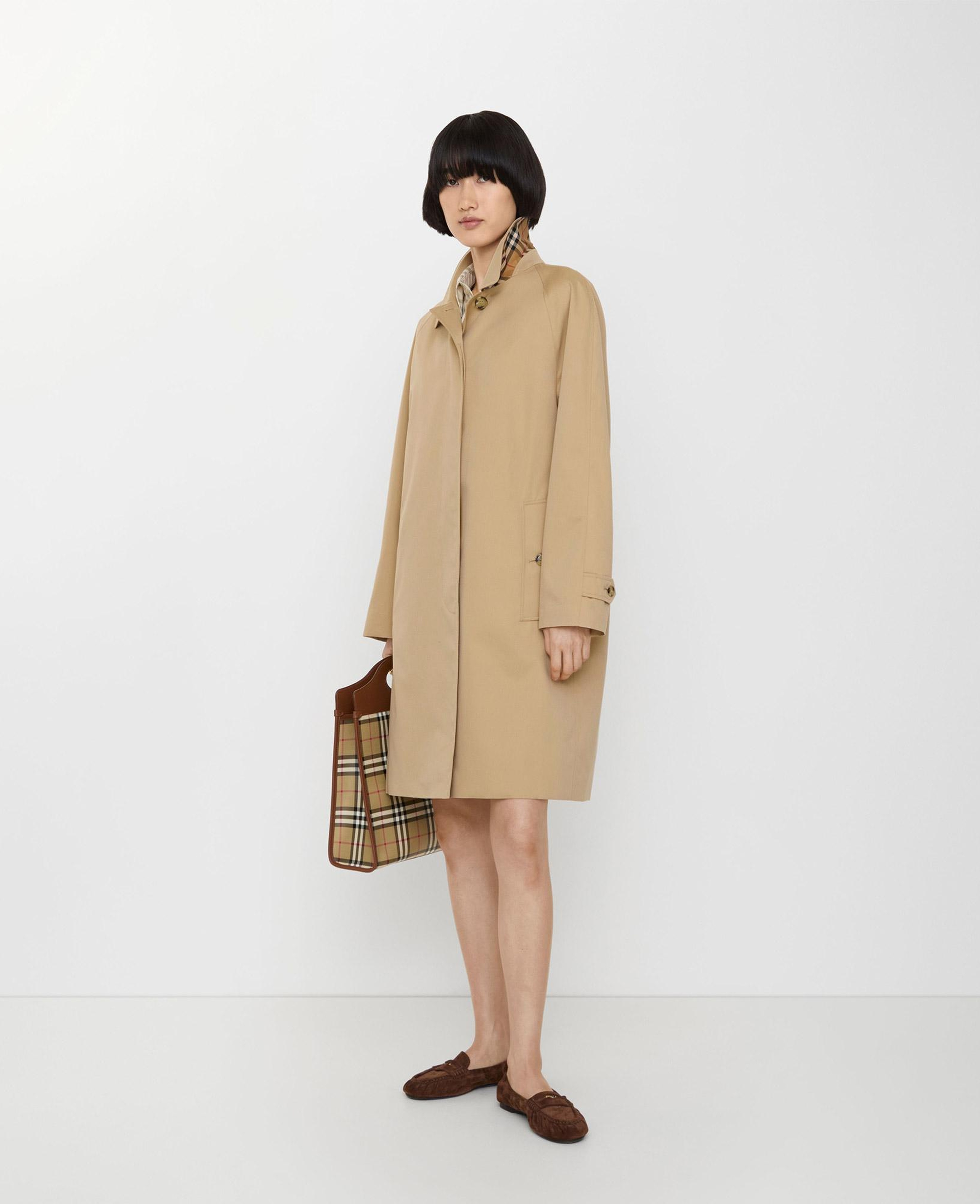 Burberry Mid-length Camden Heritage Kadın Bej Pardesü