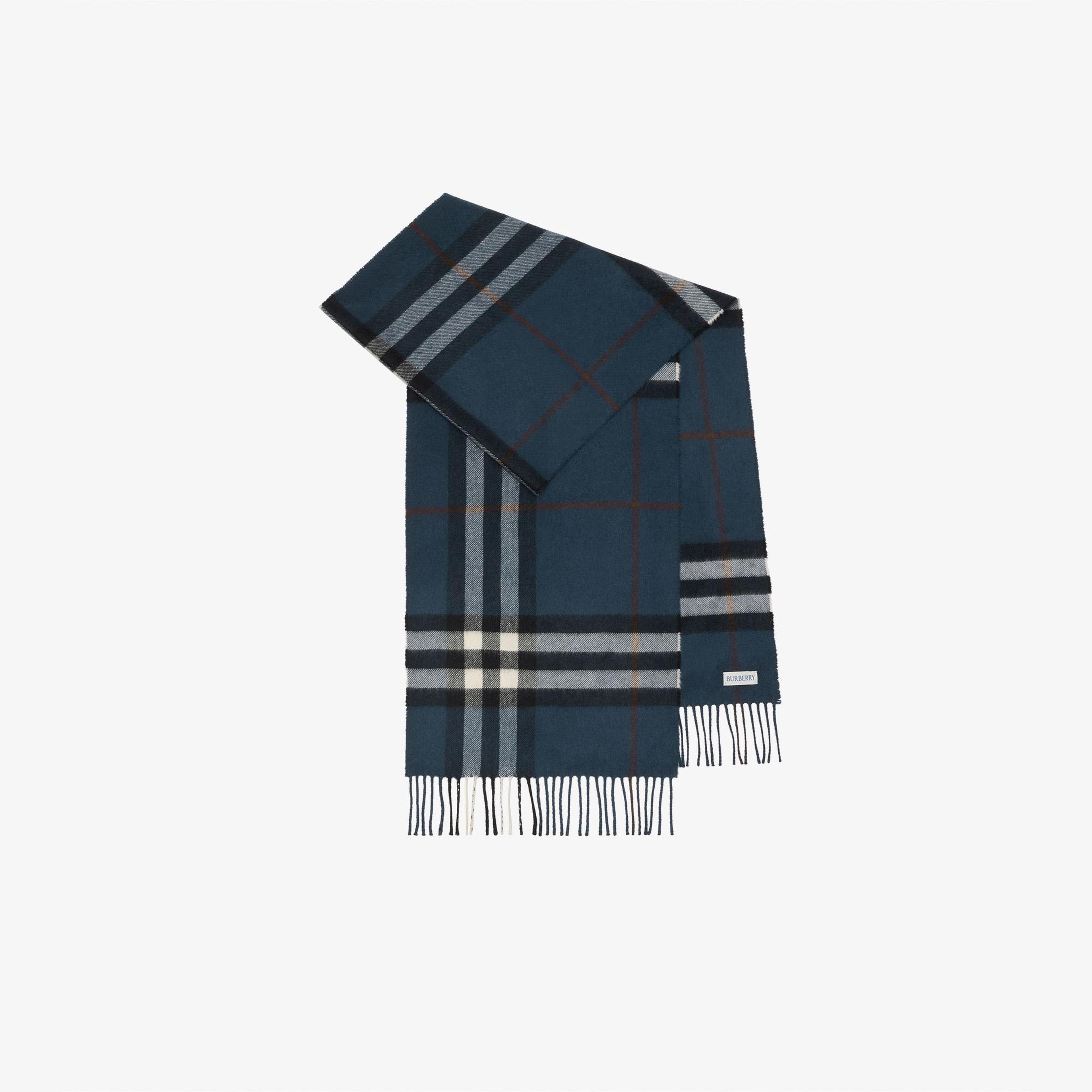 Burberry Giant Check Kadın Mavi Atkı