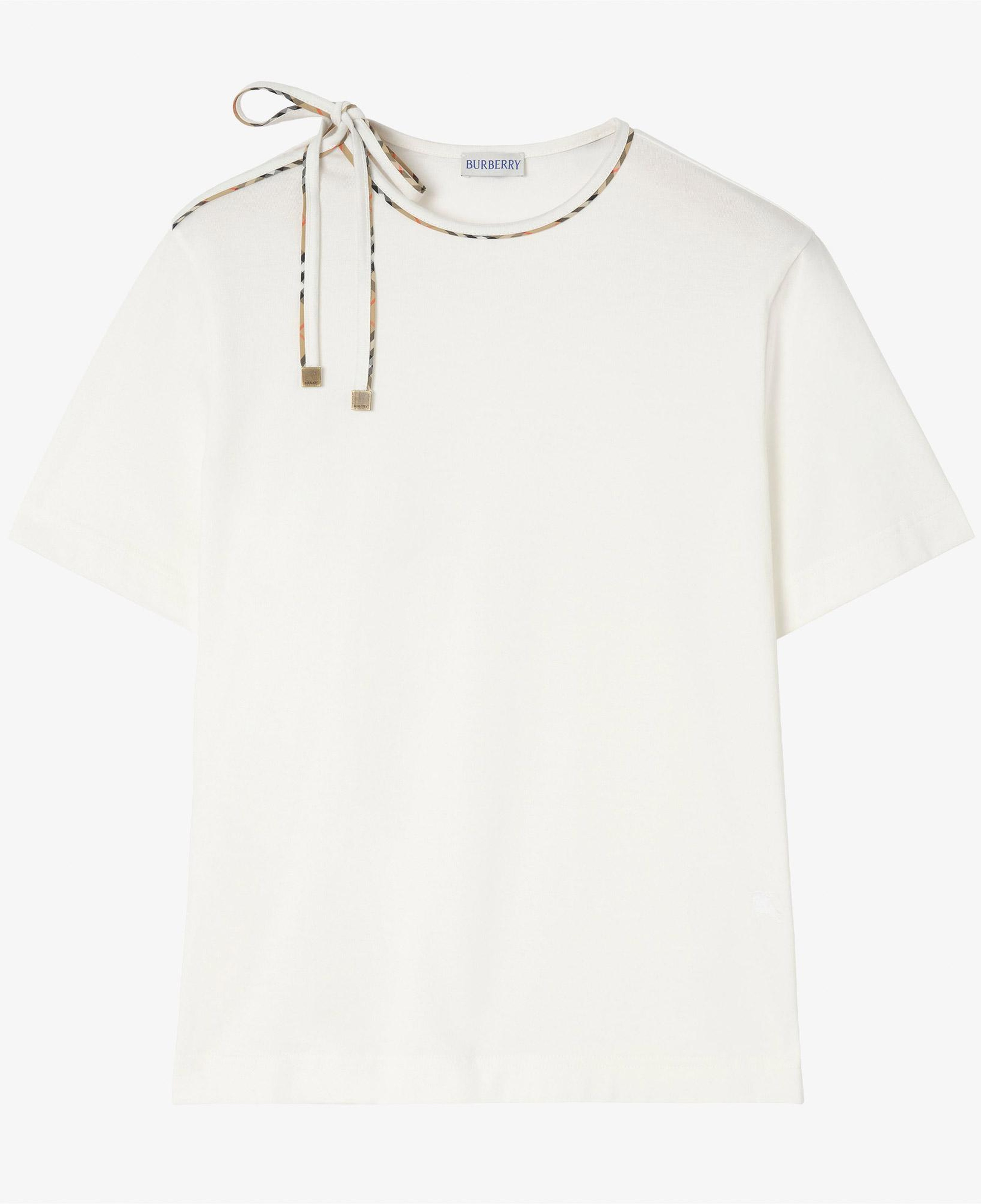 Burberry Frankie Bow Kadın Beyaz T-Shirt