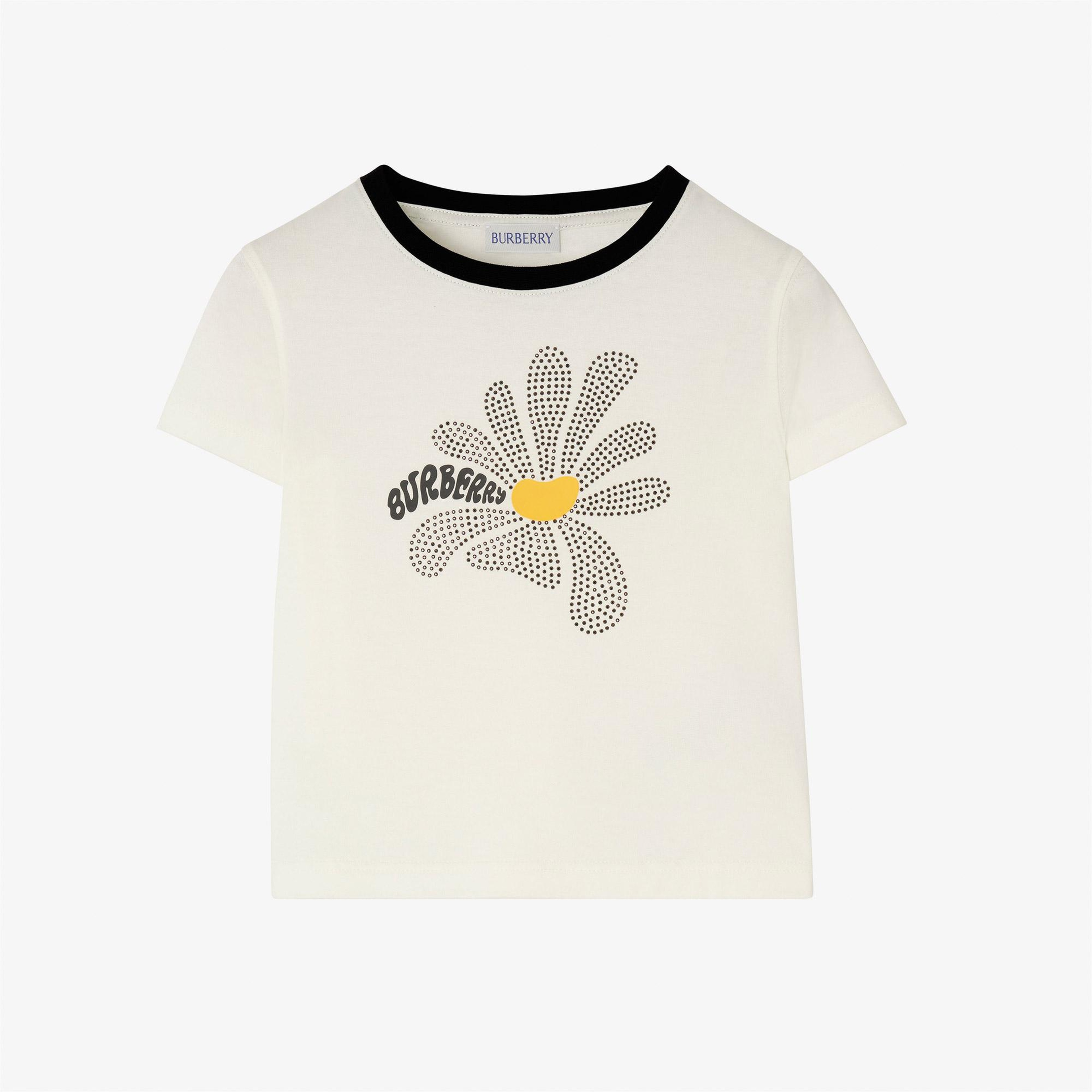 Burberry Pippy Çocuk Beyaz T-Shirt