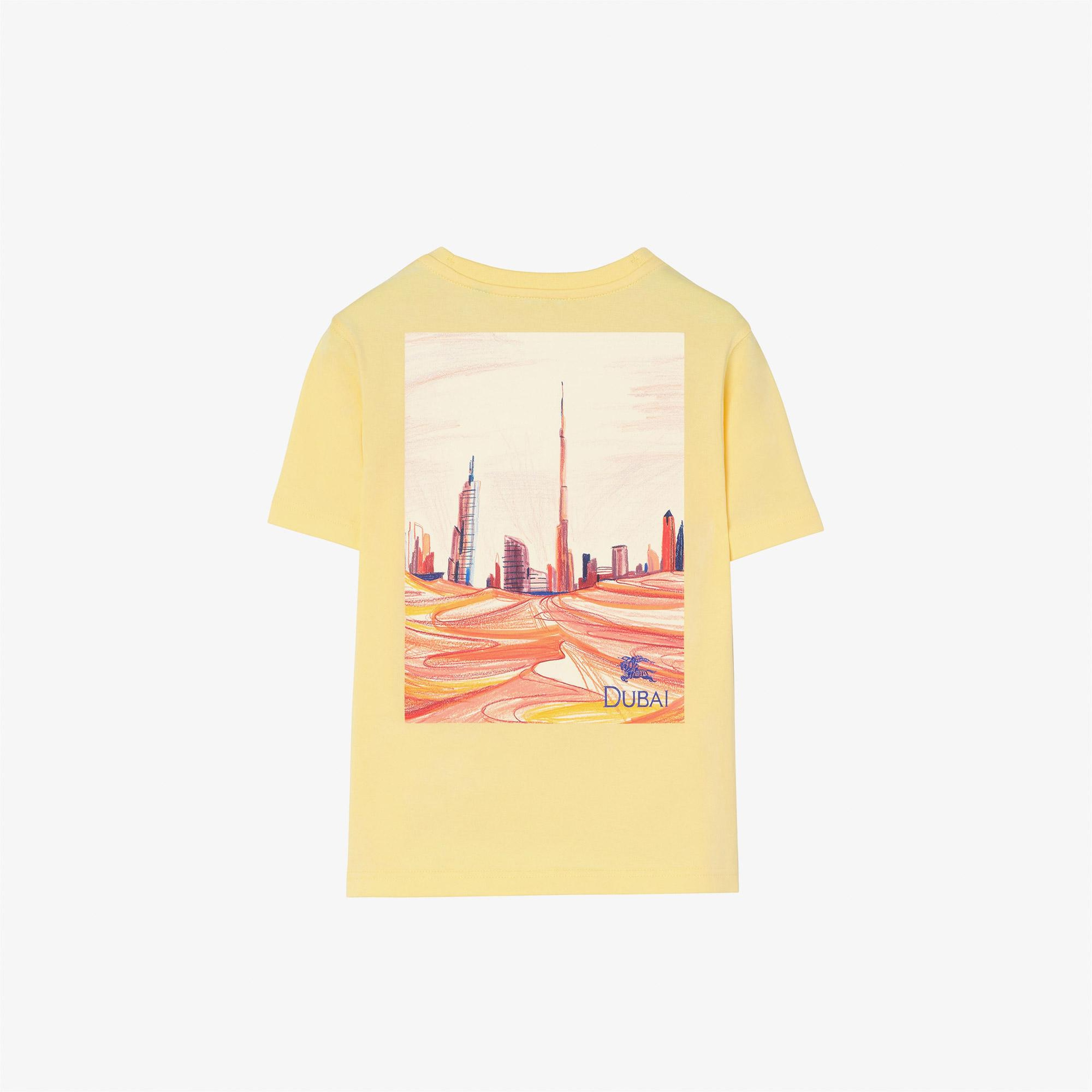 Burberry Cedar Dubai Çocuk Sarı T-Shirt