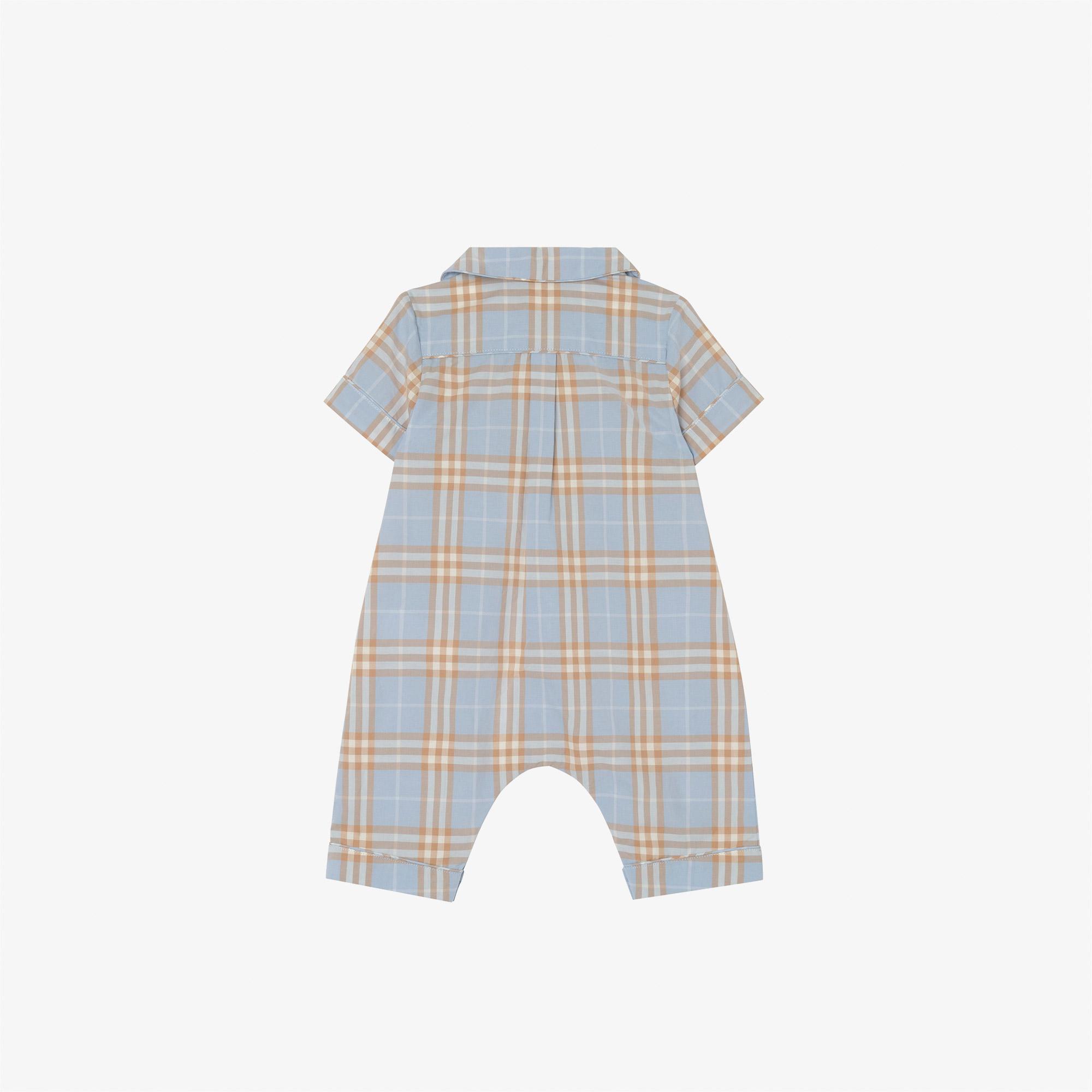 Burberry Andreas Pip Check Çocuk Mavi Hediye Seti
