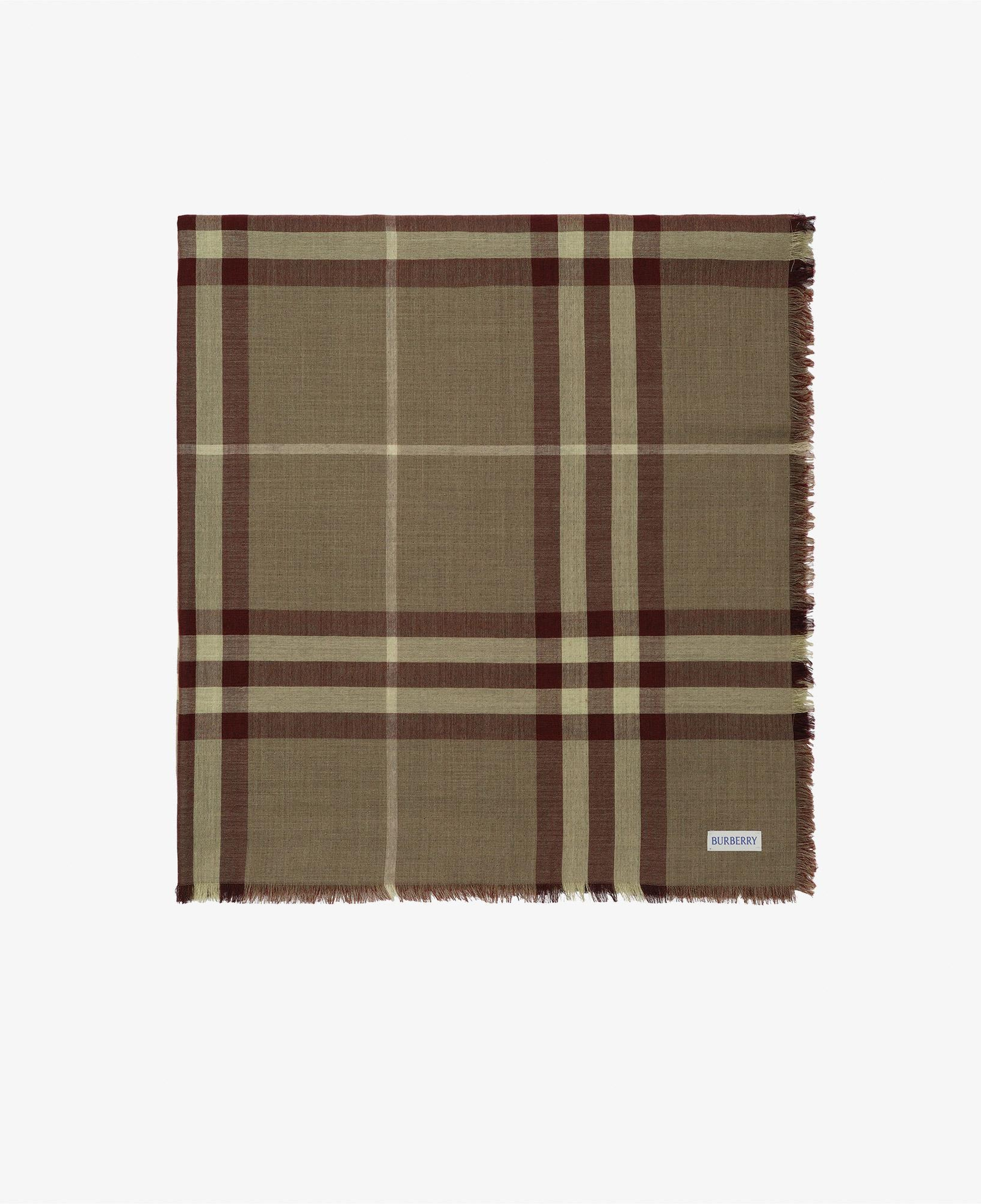 Burberry Med Kadın Bordo Atkı