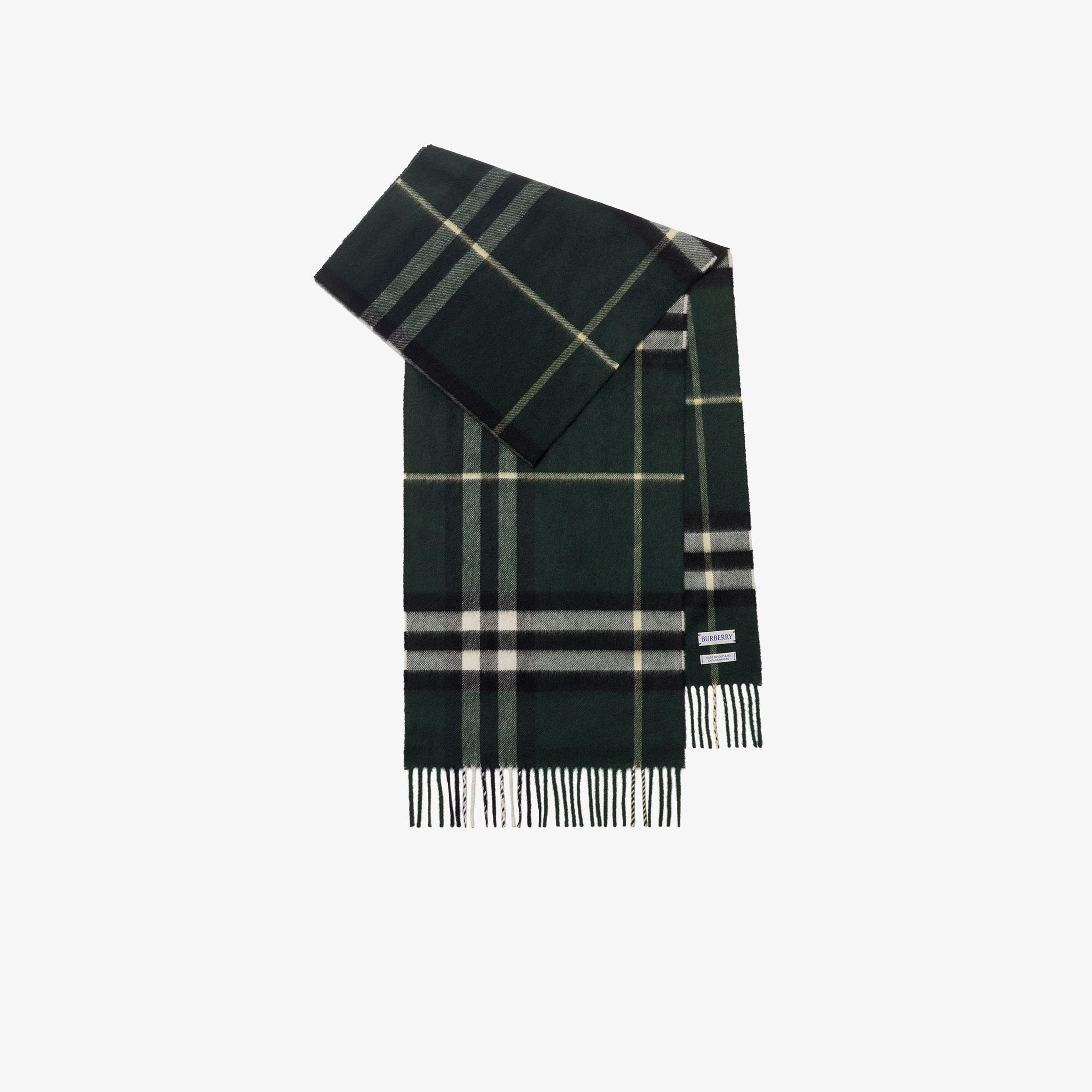 Burberry Giant Check Kadın Yeşil Atkı