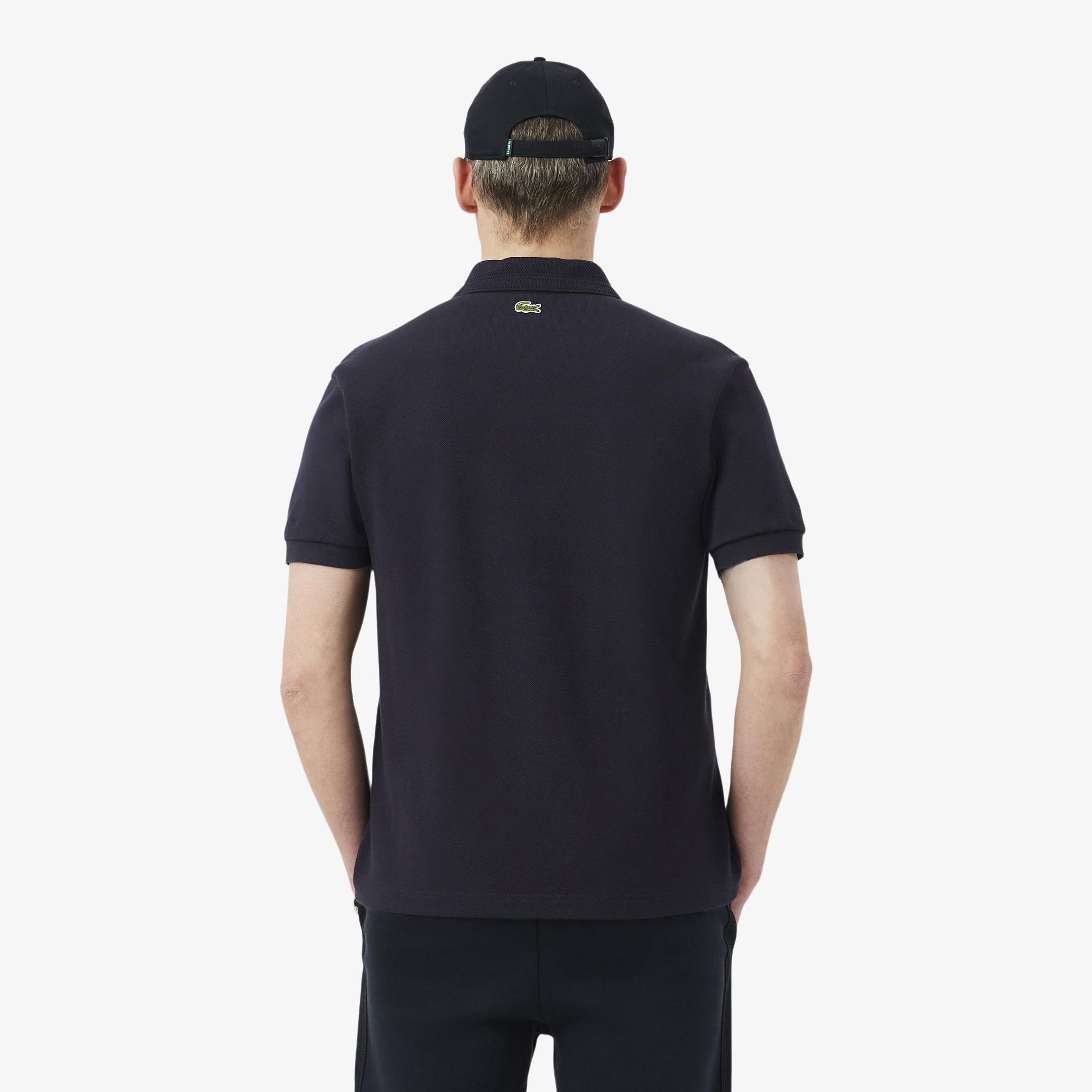 Erkek Classic Fit Koyu Gri Polo
