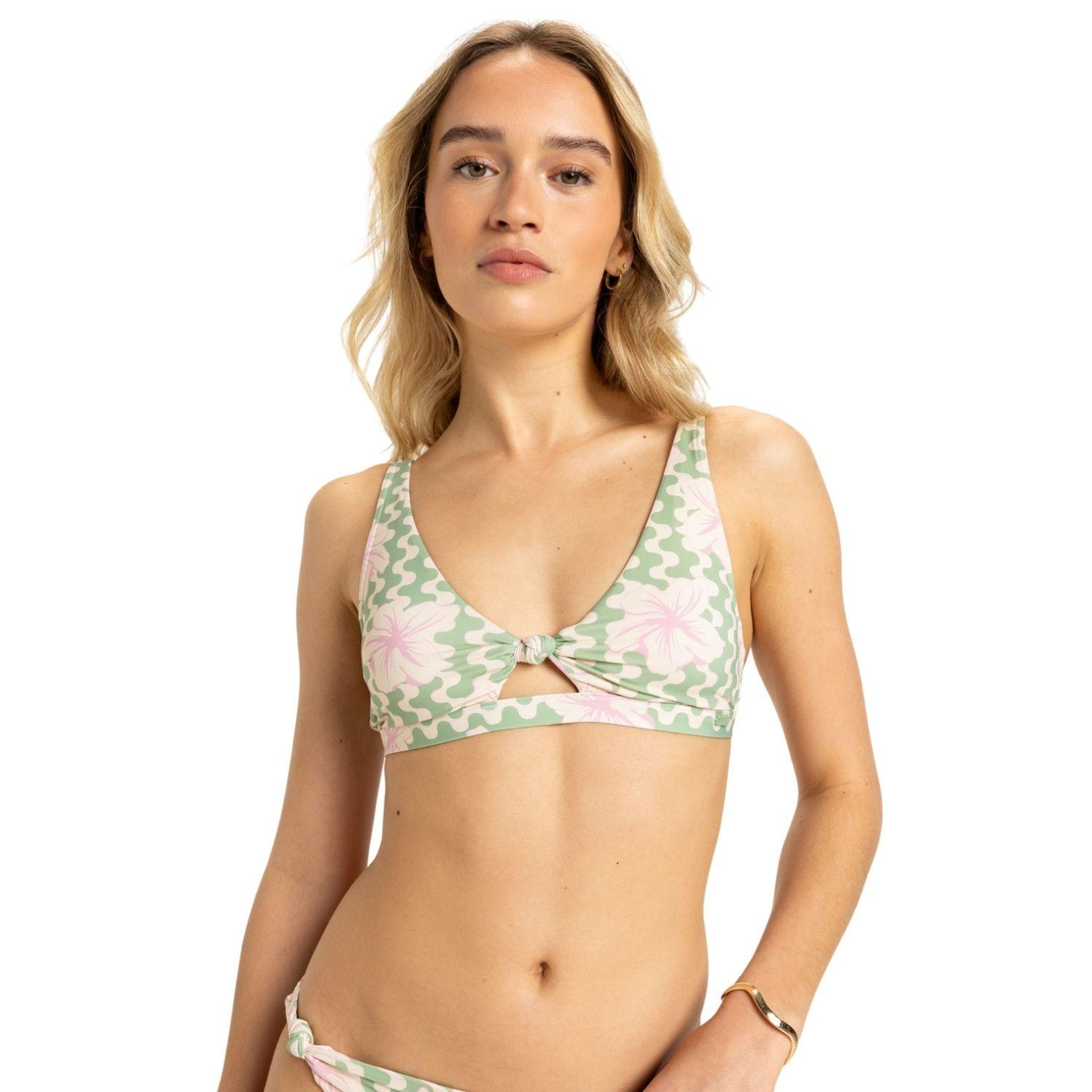 Roxy Hibiscus Daze Elong Tri Bra Kadın Bikini Üst