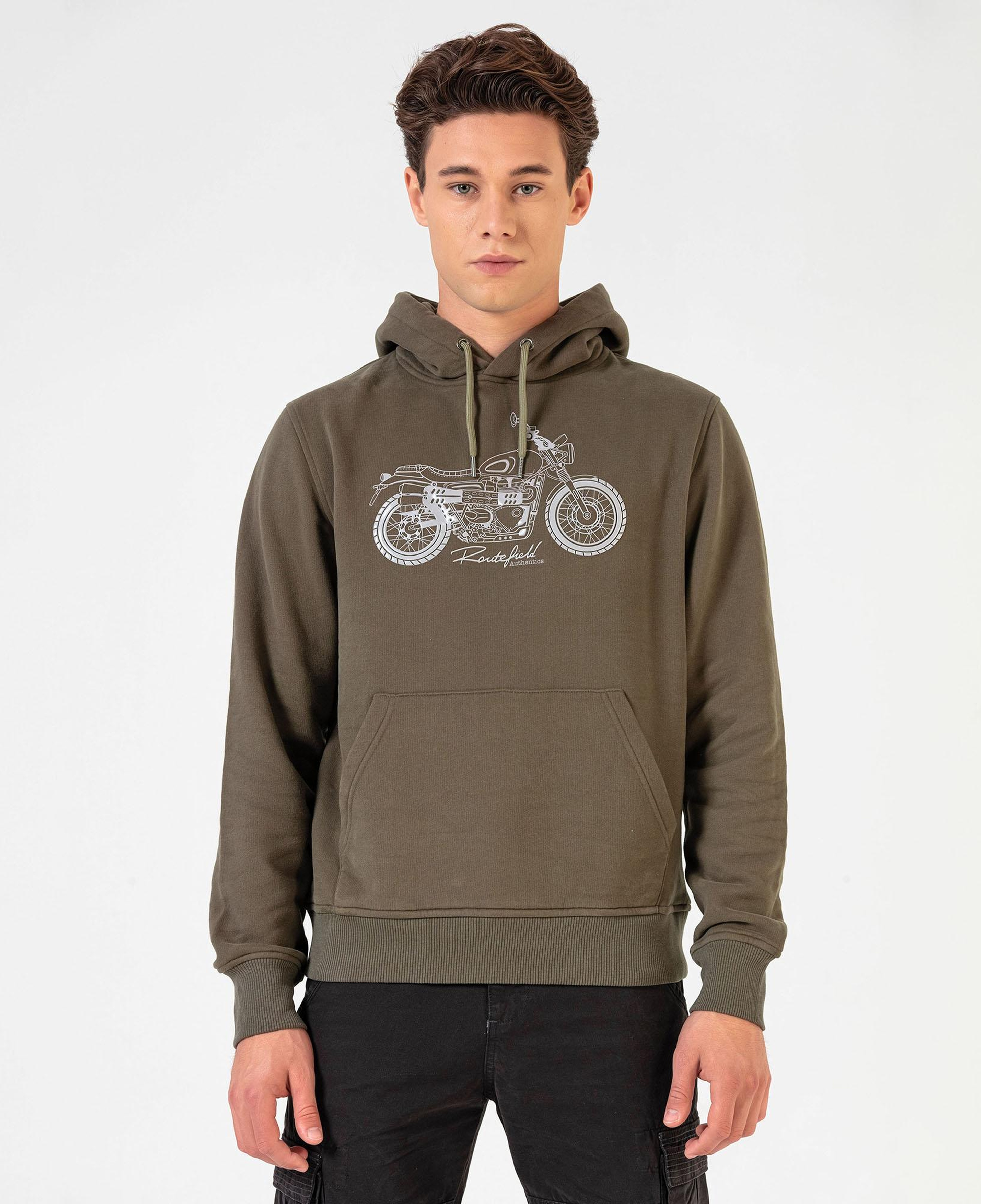 Routefield Horst Erkek Yeşil Sweat