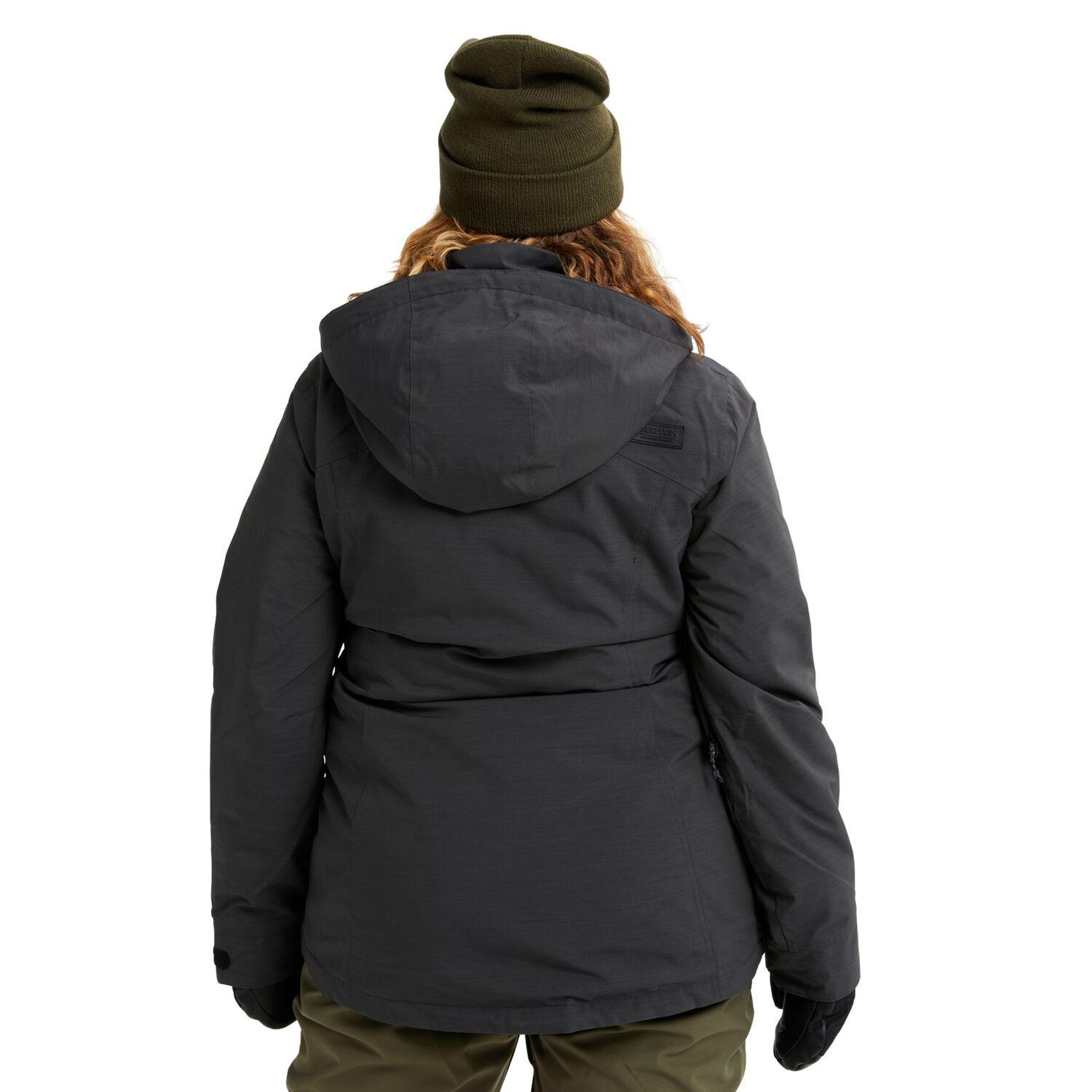 Burton Wb Jet Set Kadın Gri Snowboard Ceketi