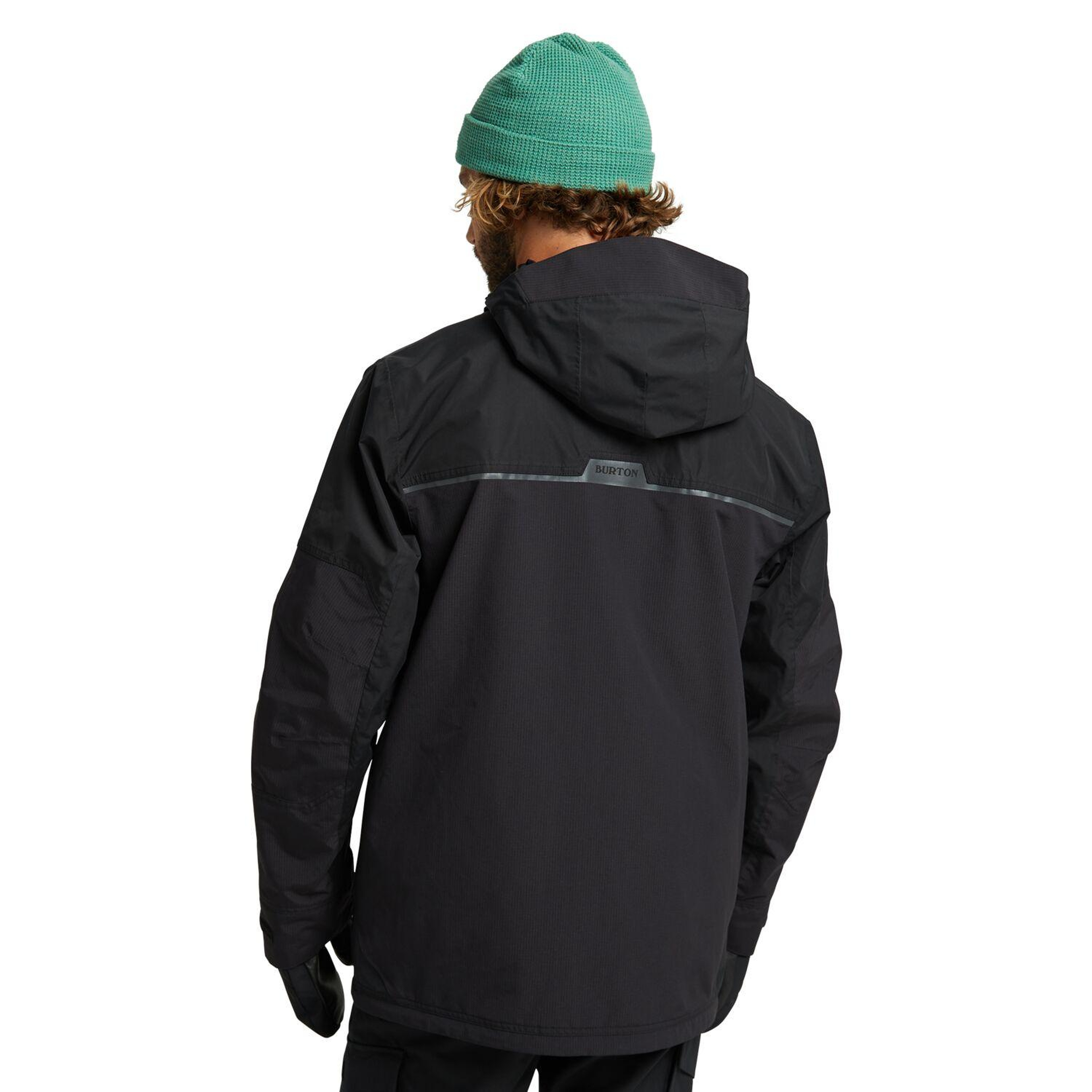 Burton Frostner Erkek Siyah Snowboard Ceketi