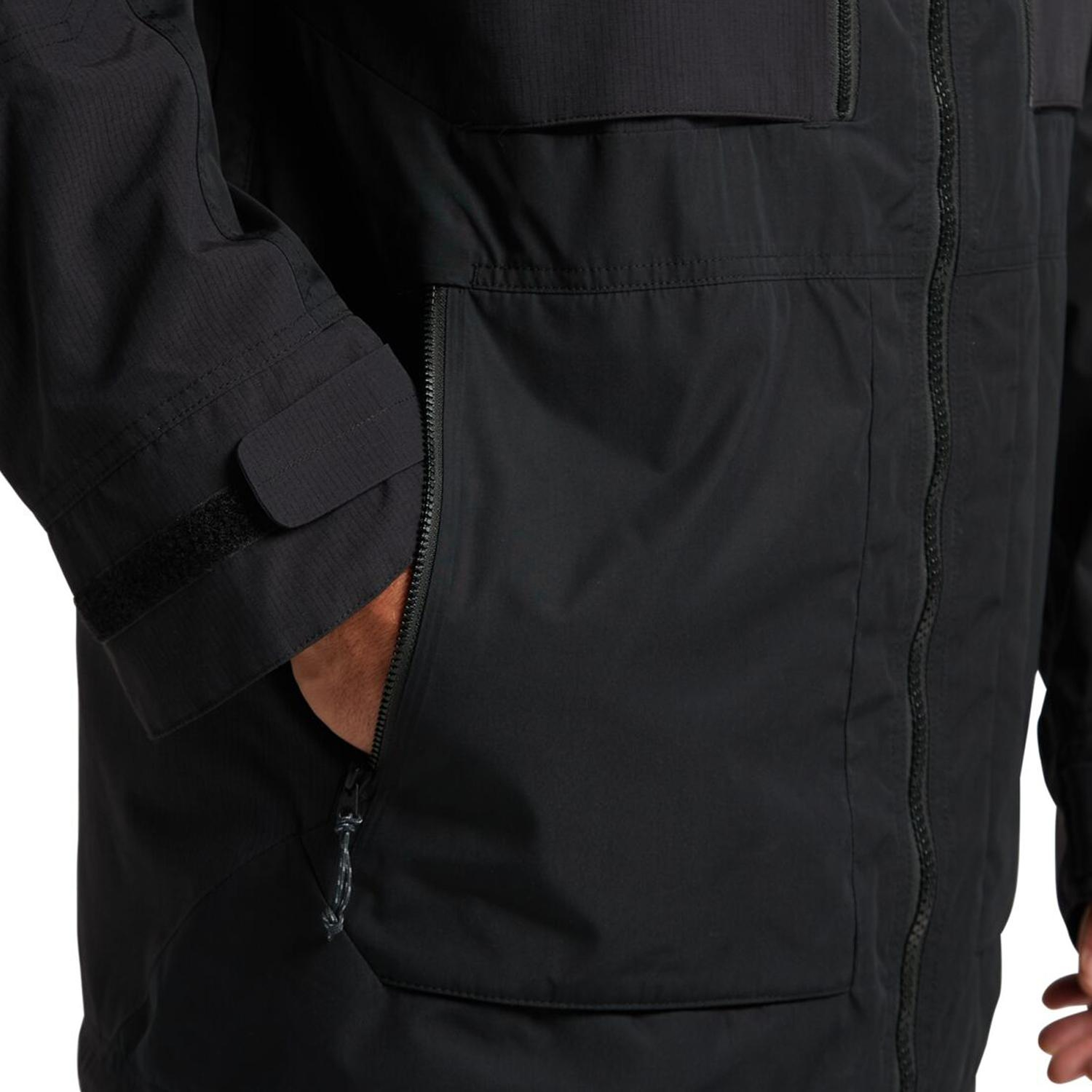 Burton Frostner Erkek Siyah Snowboard Ceketi