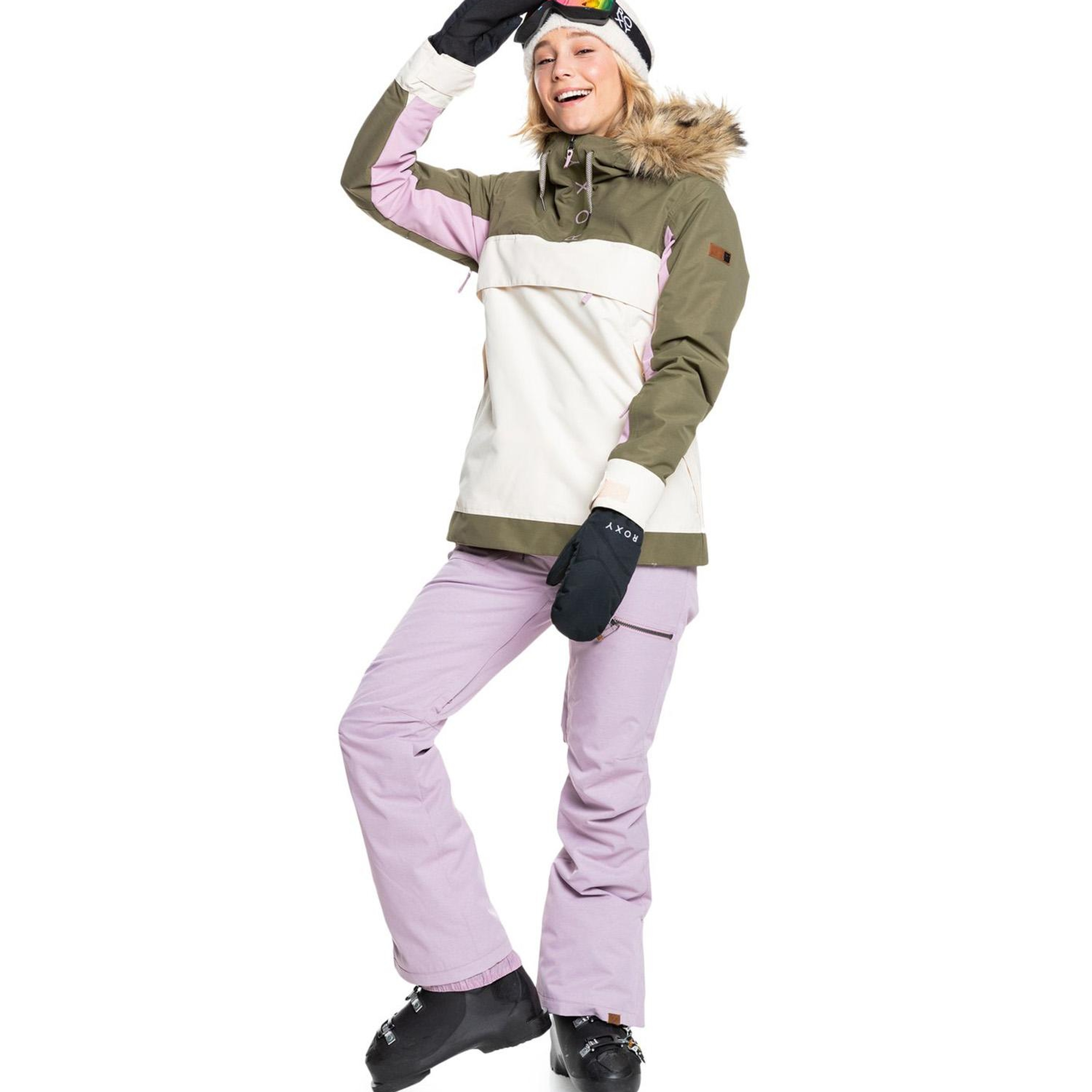 Roxy Shelter Kadın Yeşil Snowboard Ceketi