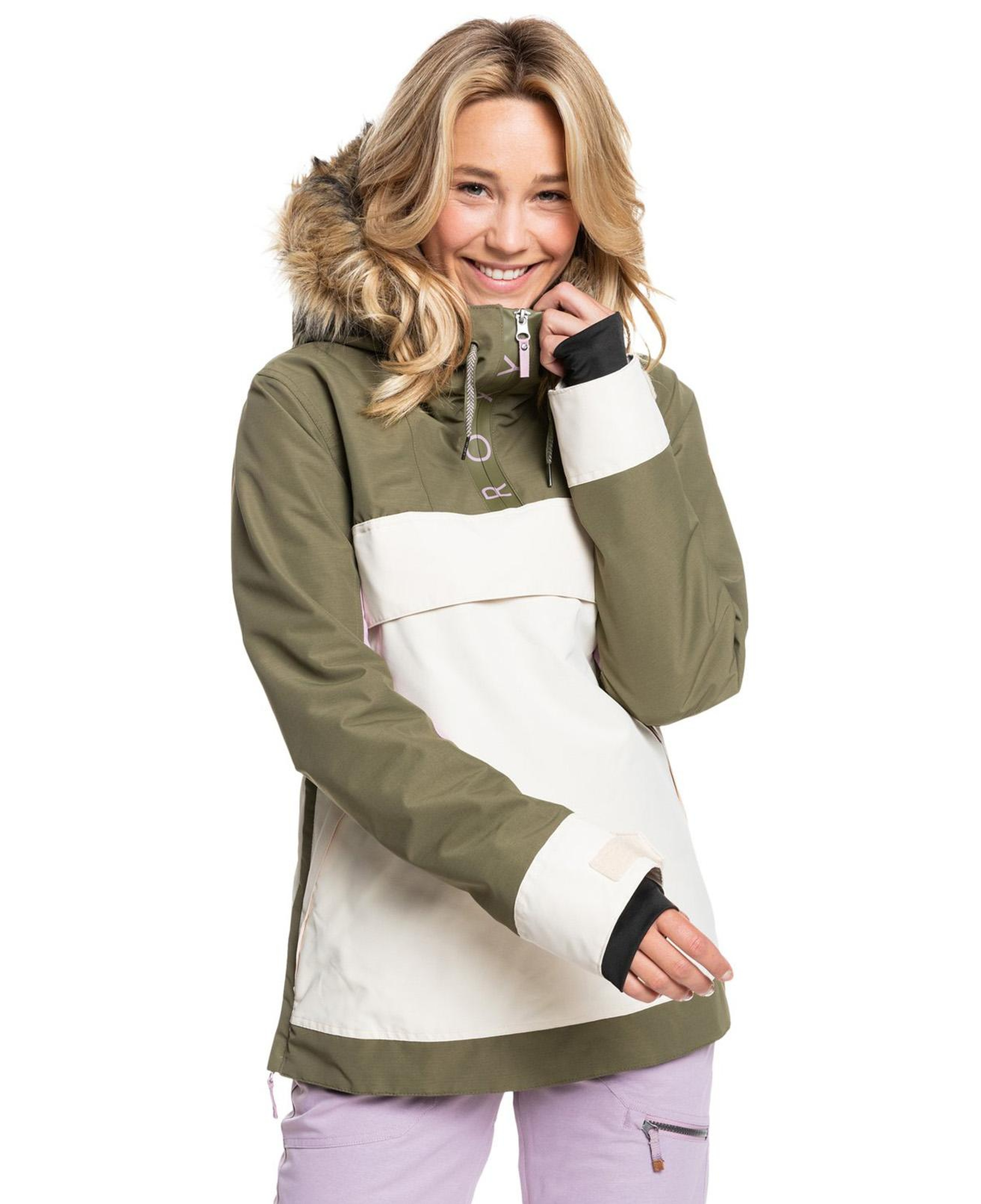 Roxy Shelter Kadın Yeşil Snowboard Ceketi