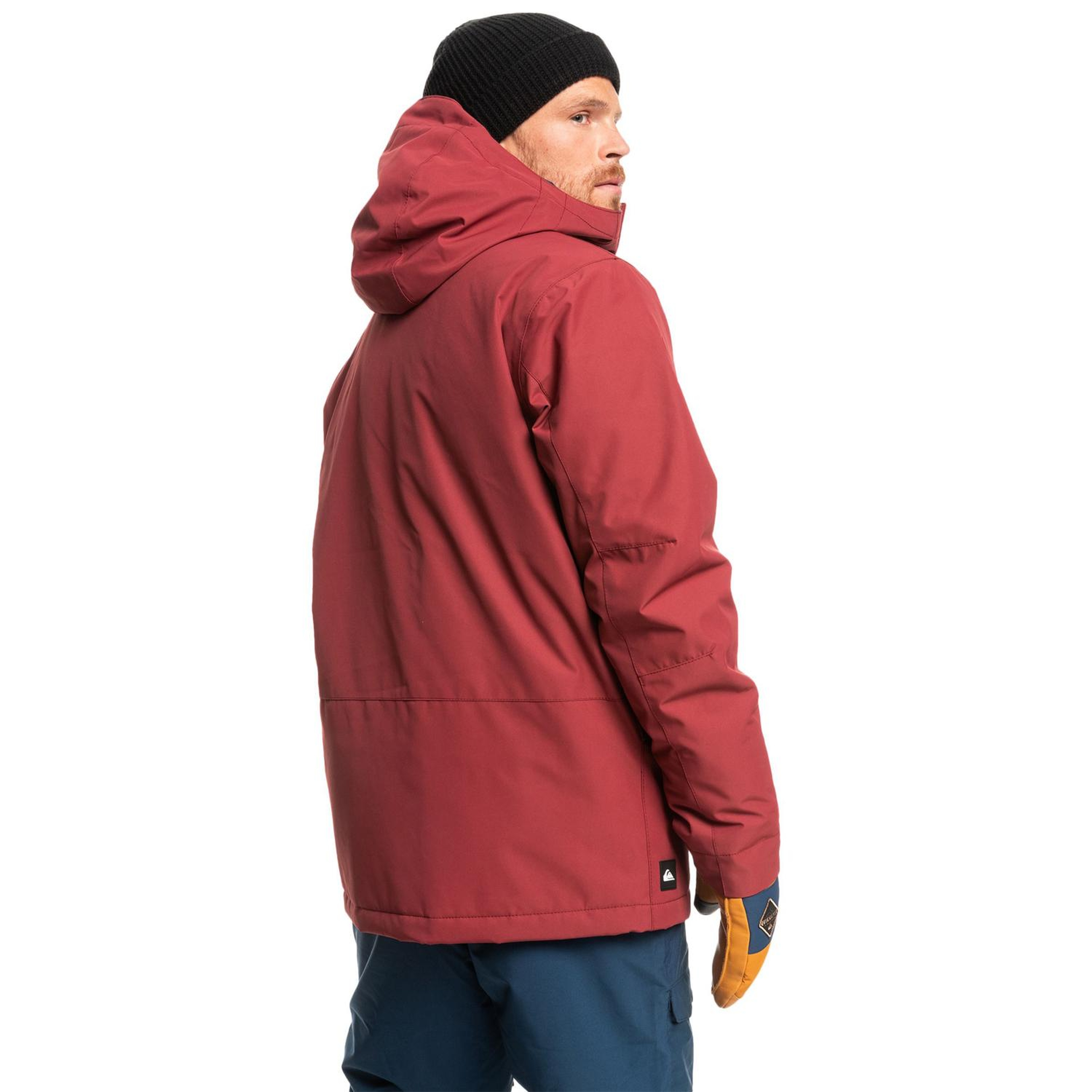 Quiksilver Mission Solid Erkek Kırmızı Snowboard Ceketi