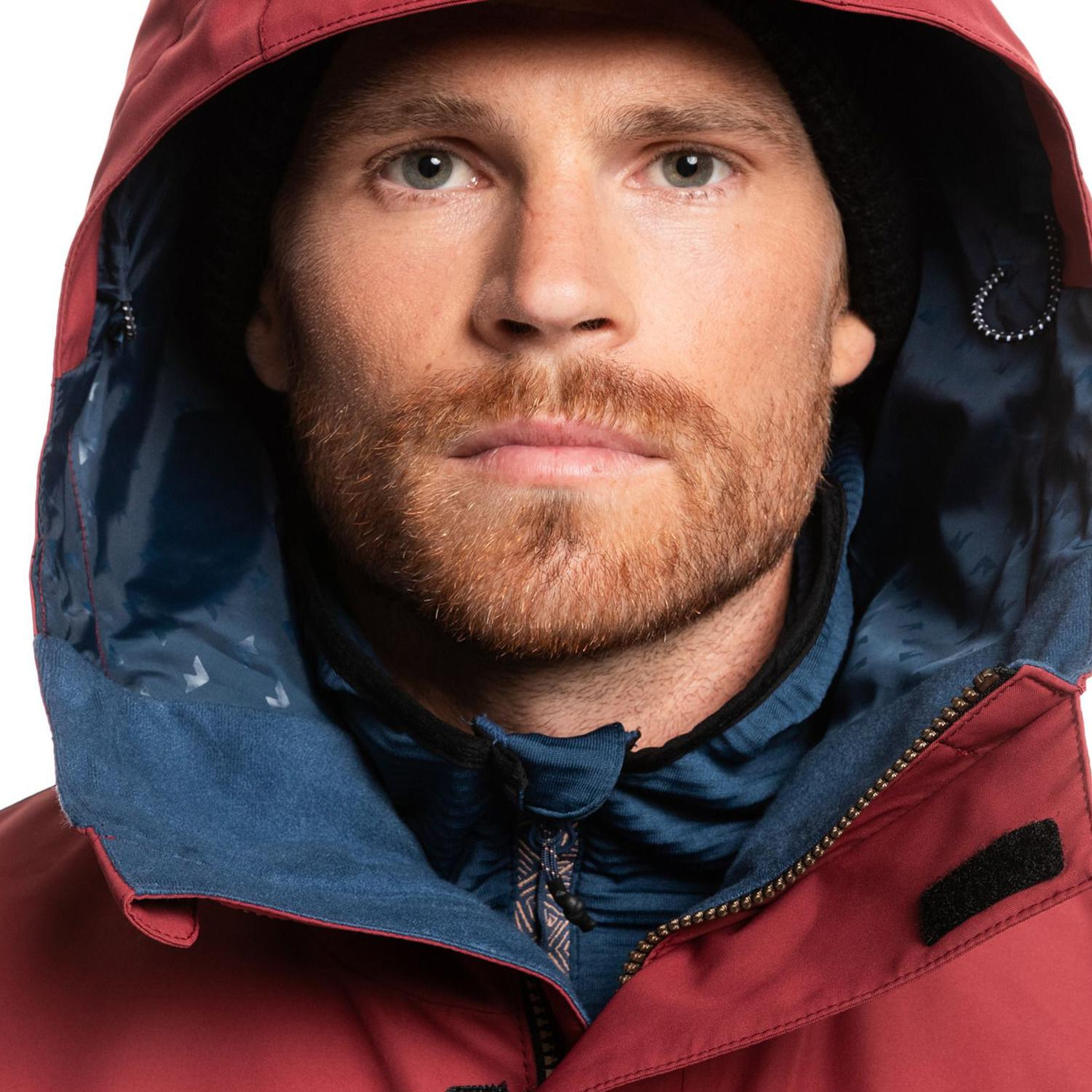 Quiksilver Mission Solid Erkek Kırmızı Snowboard Ceketi