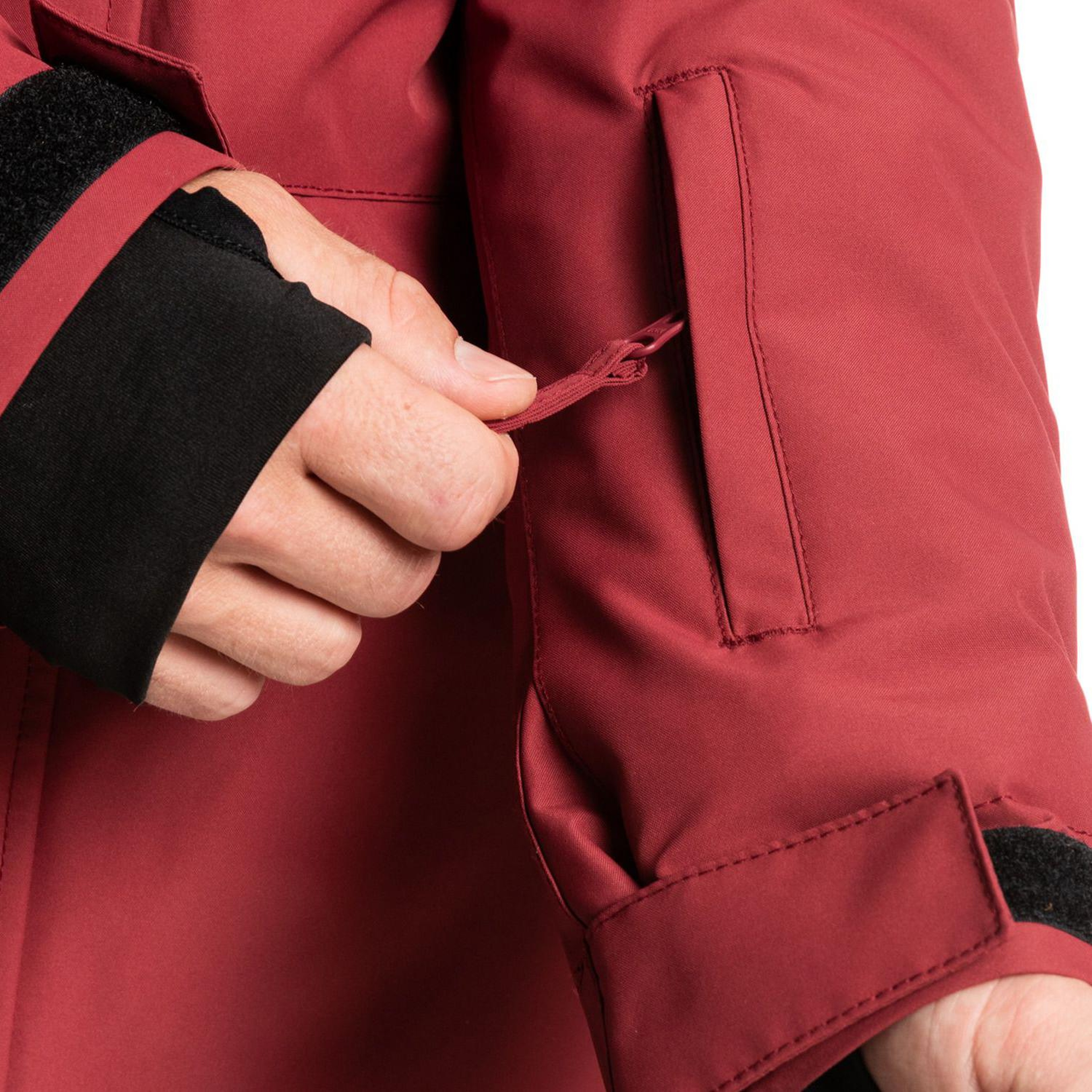Quiksilver Mission Solid Erkek Kırmızı Snowboard Ceketi
