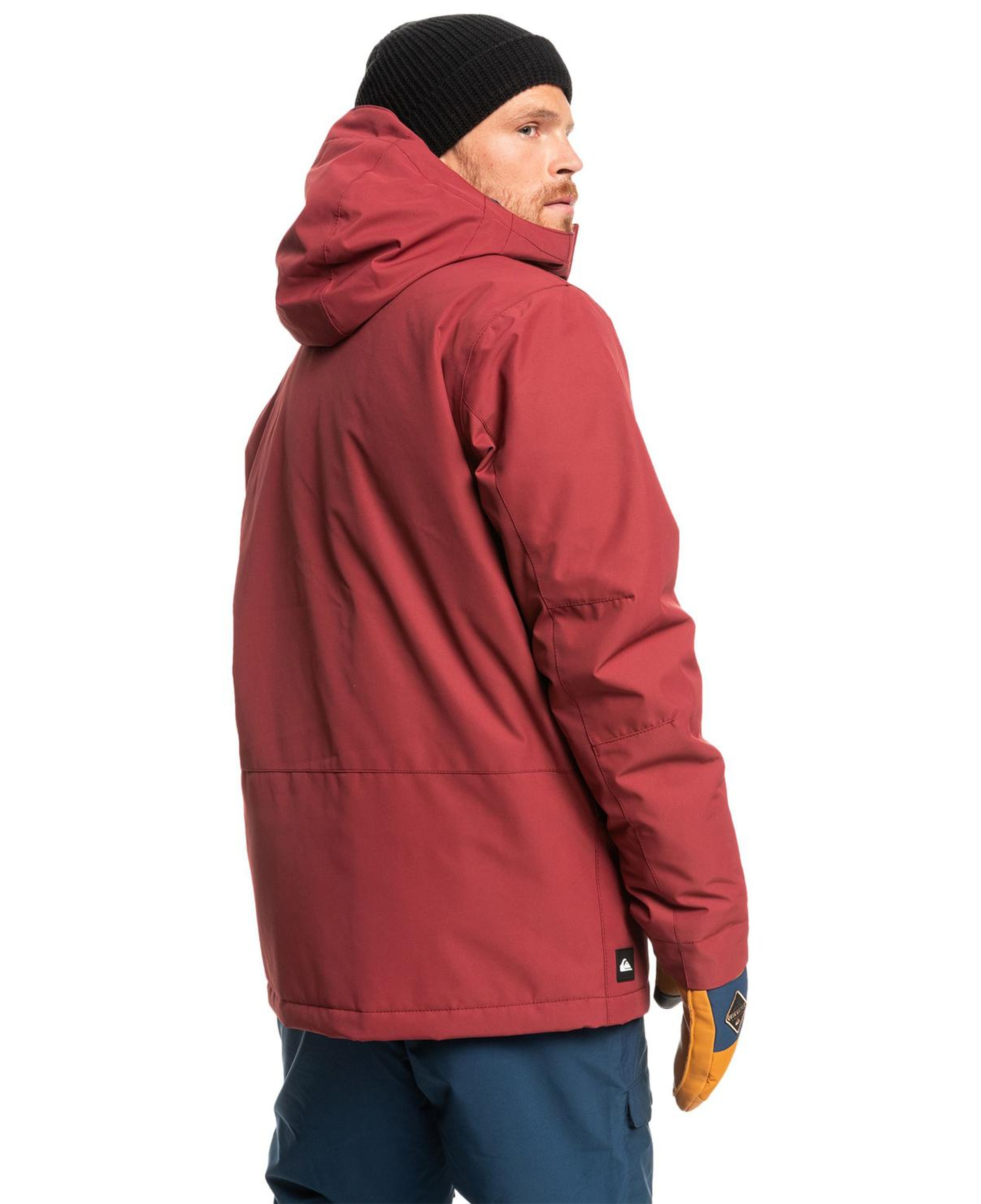 Quiksilver Mission Solid Erkek Kırmızı Snowboard Ceketi