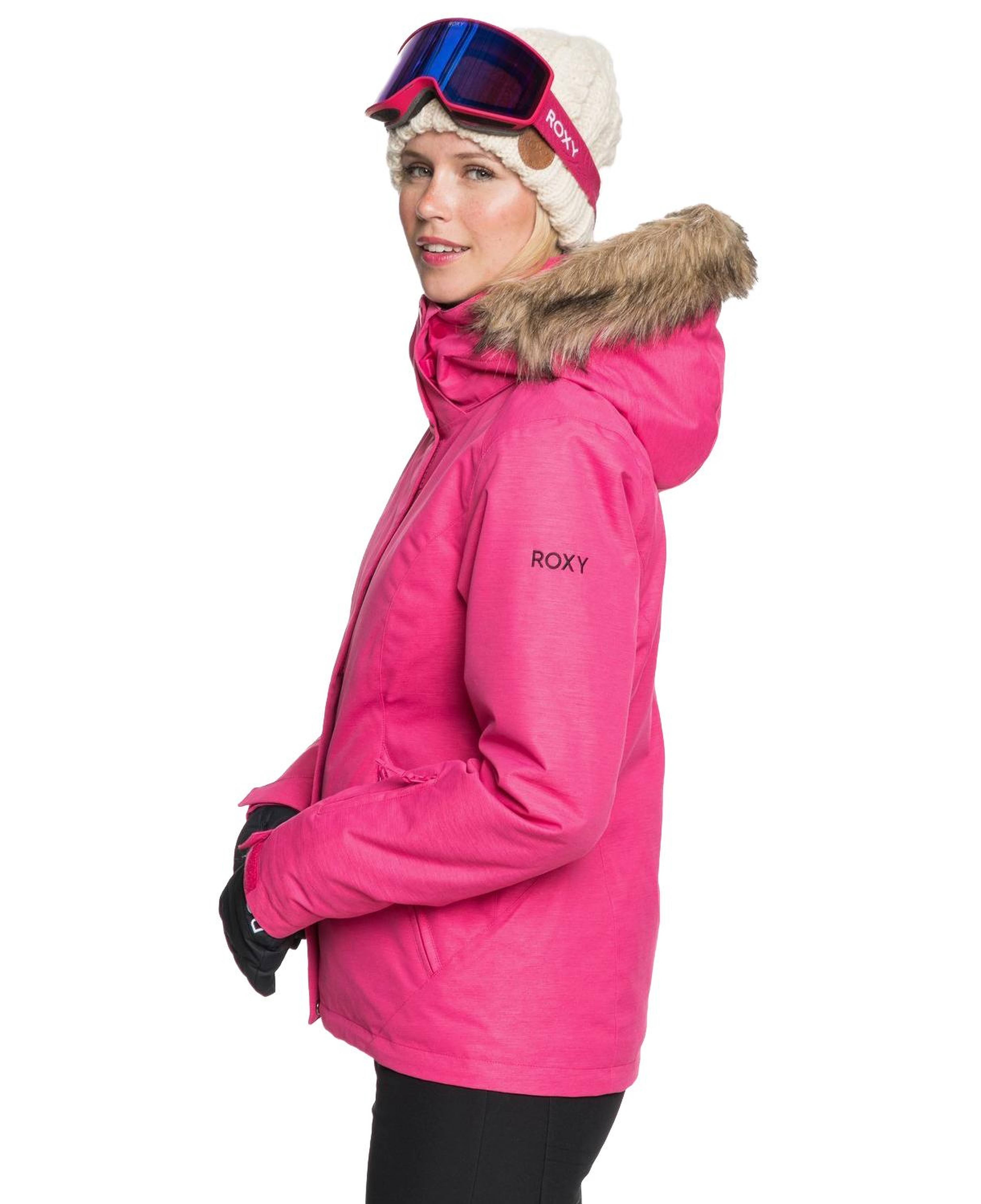 Roxy Jet Ski Solid Kadın Pembe Snowboard Ceketi