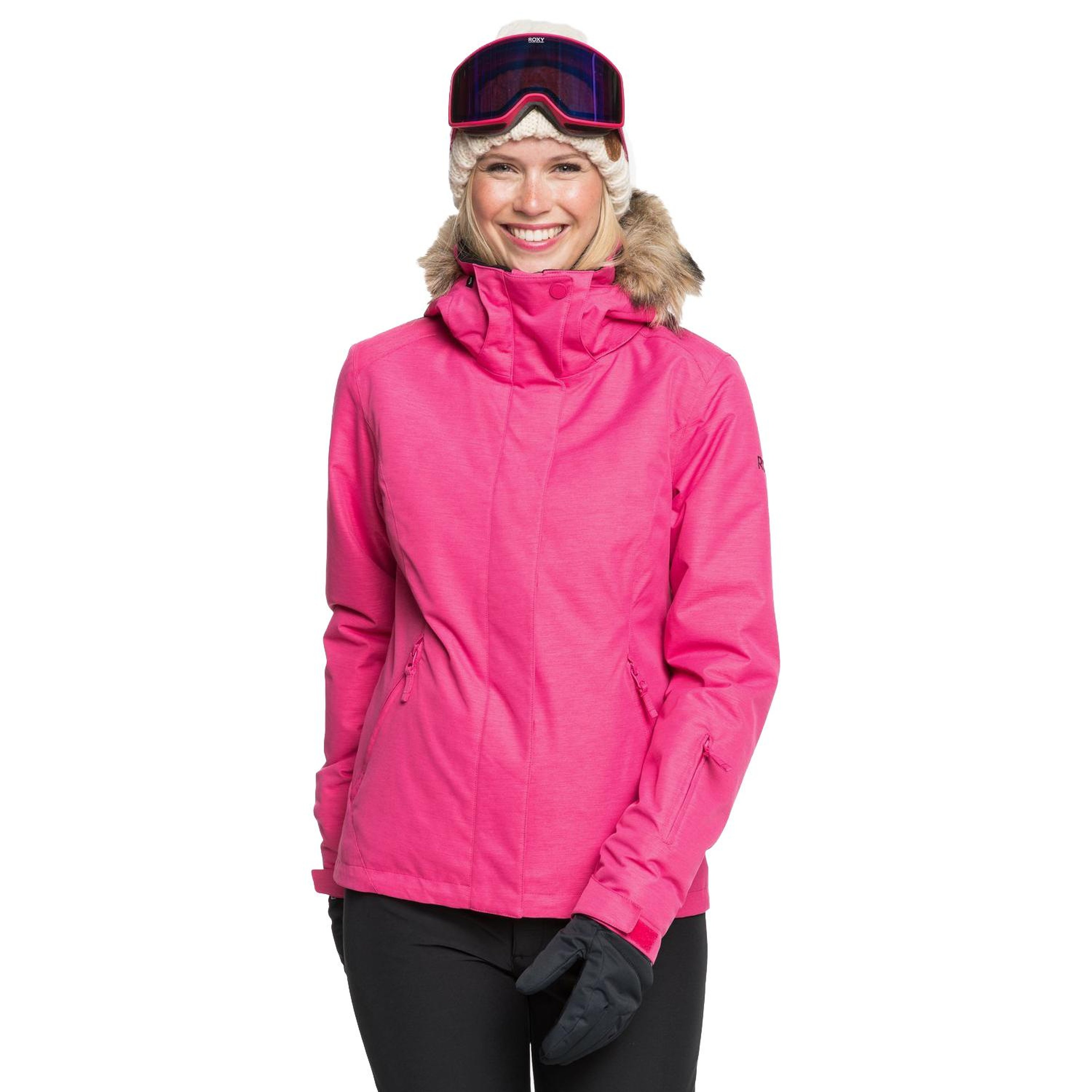 Roxy Jet Ski Solid Kadın Pembe Snowboard Ceketi