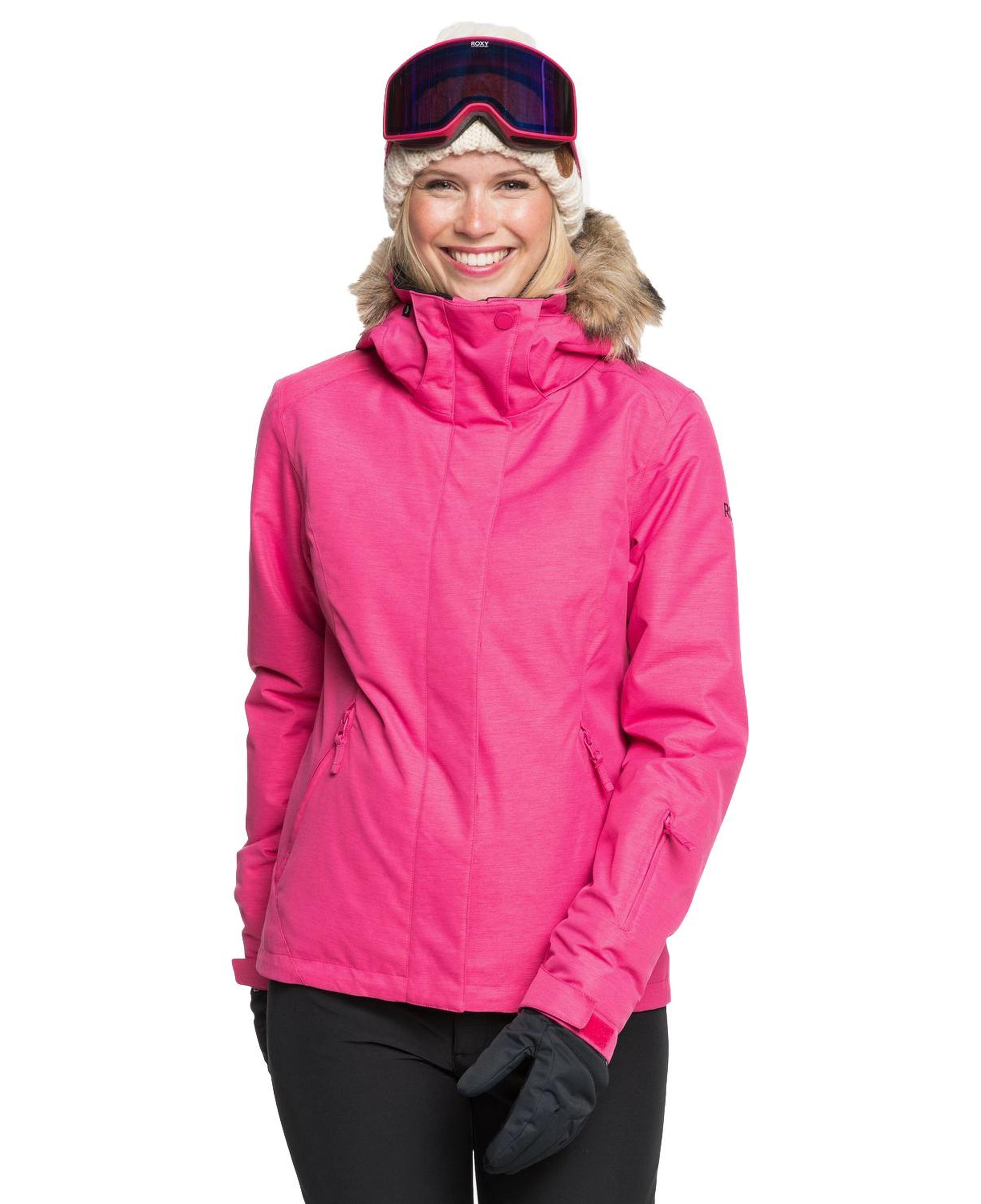 Roxy Jet Ski Solid Kadın Pembe Snowboard Ceketi