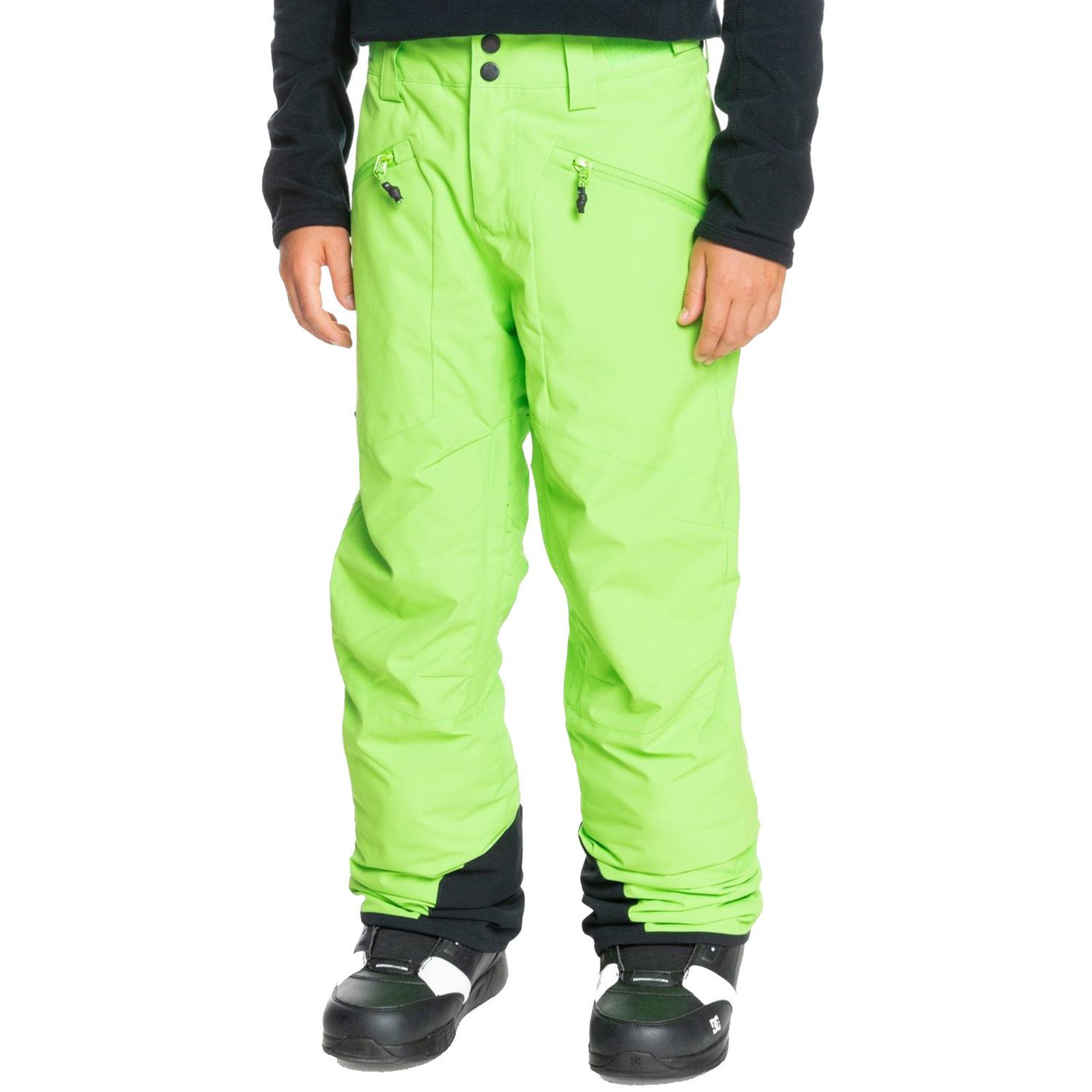 Quiksilver Boundry Youth Erkek Çocuk Yeşil Snowboard Pantolonu