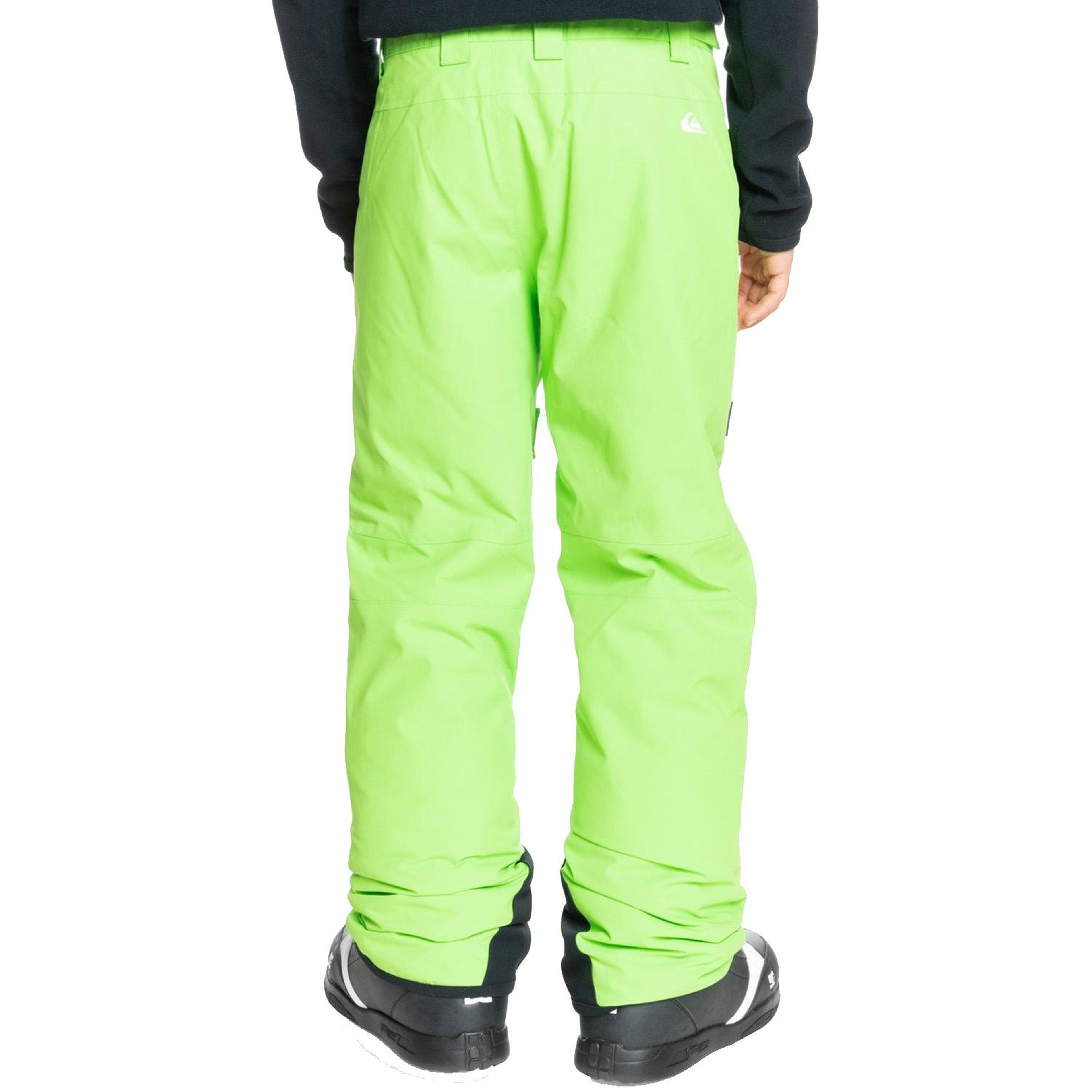 Quiksilver Boundry Youth Erkek Çocuk Yeşil Snowboard Pantolonu