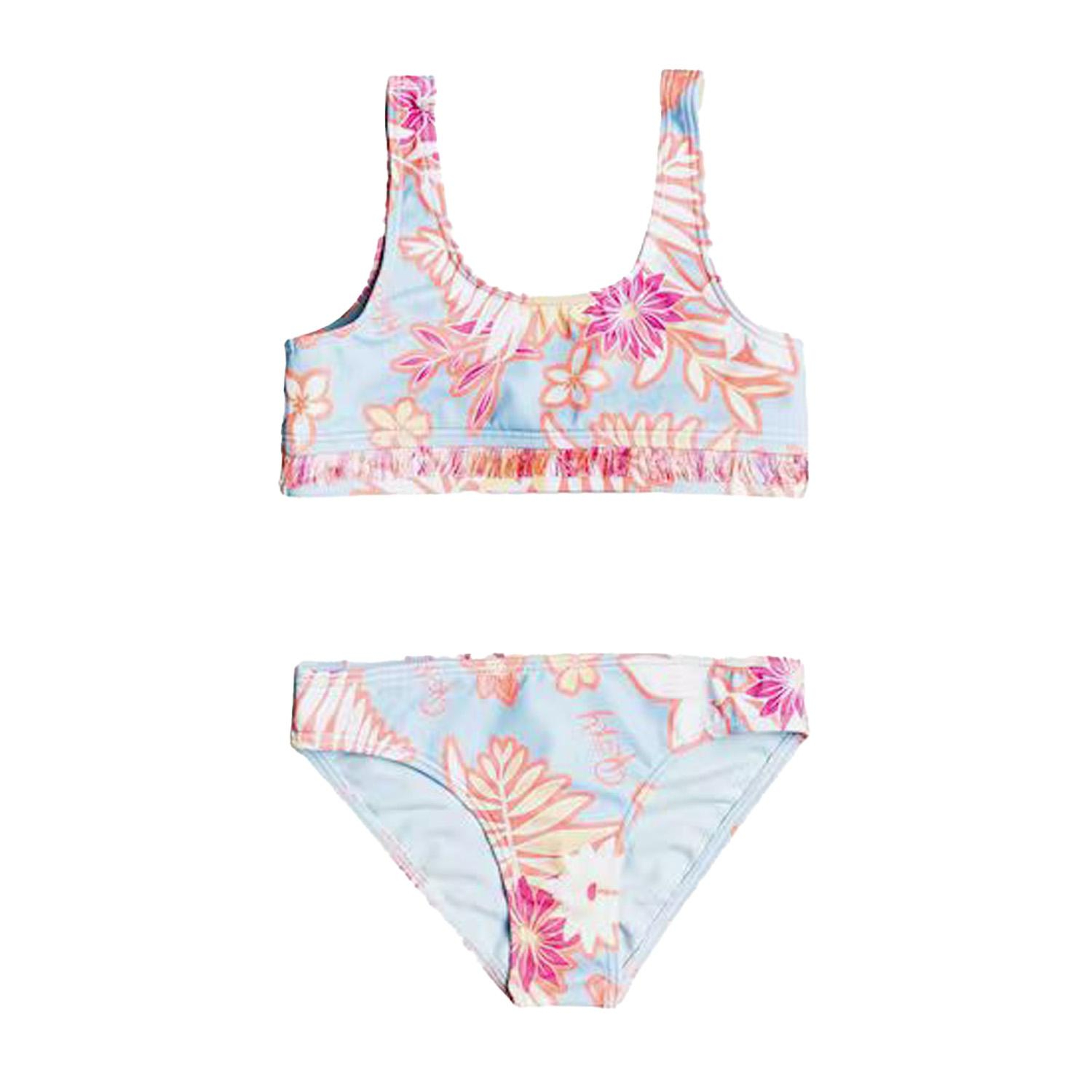 Roxy Funny Bra Set Kız Çocuk Mavi Bikini