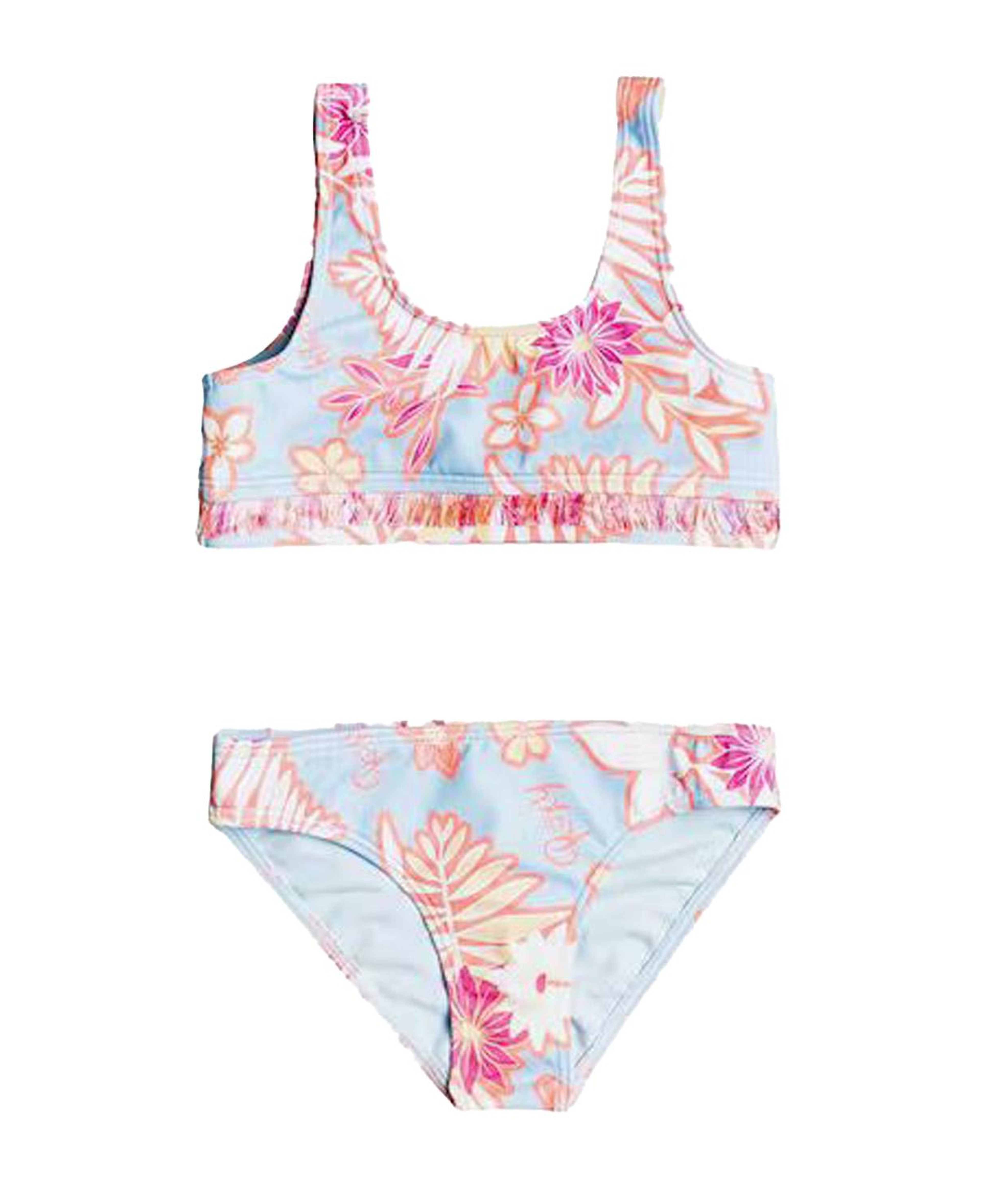 Roxy Funny Bra Set Kız Çocuk Mavi Bikini