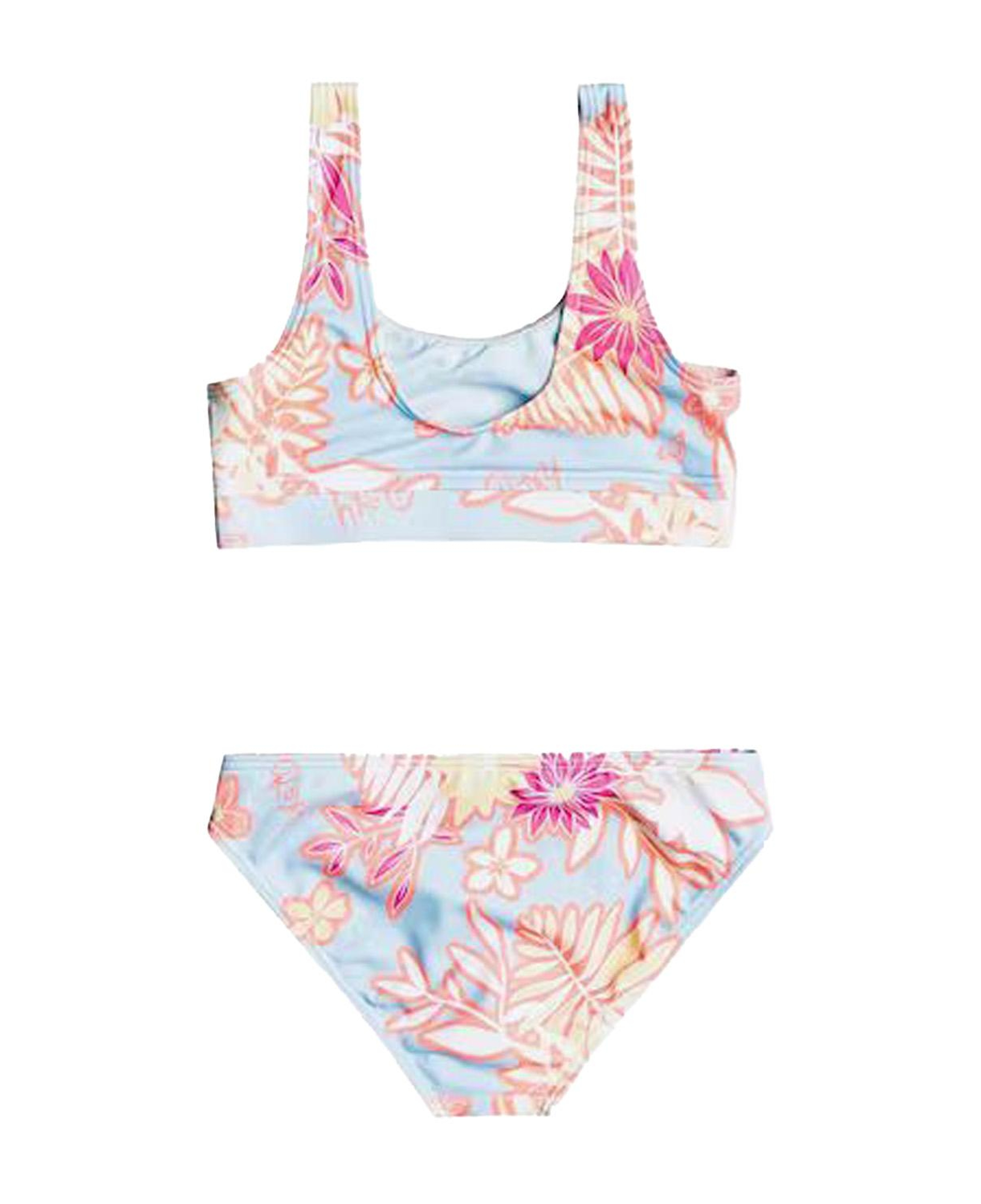 Roxy Funny Bra Set Kız Çocuk Mavi Bikini