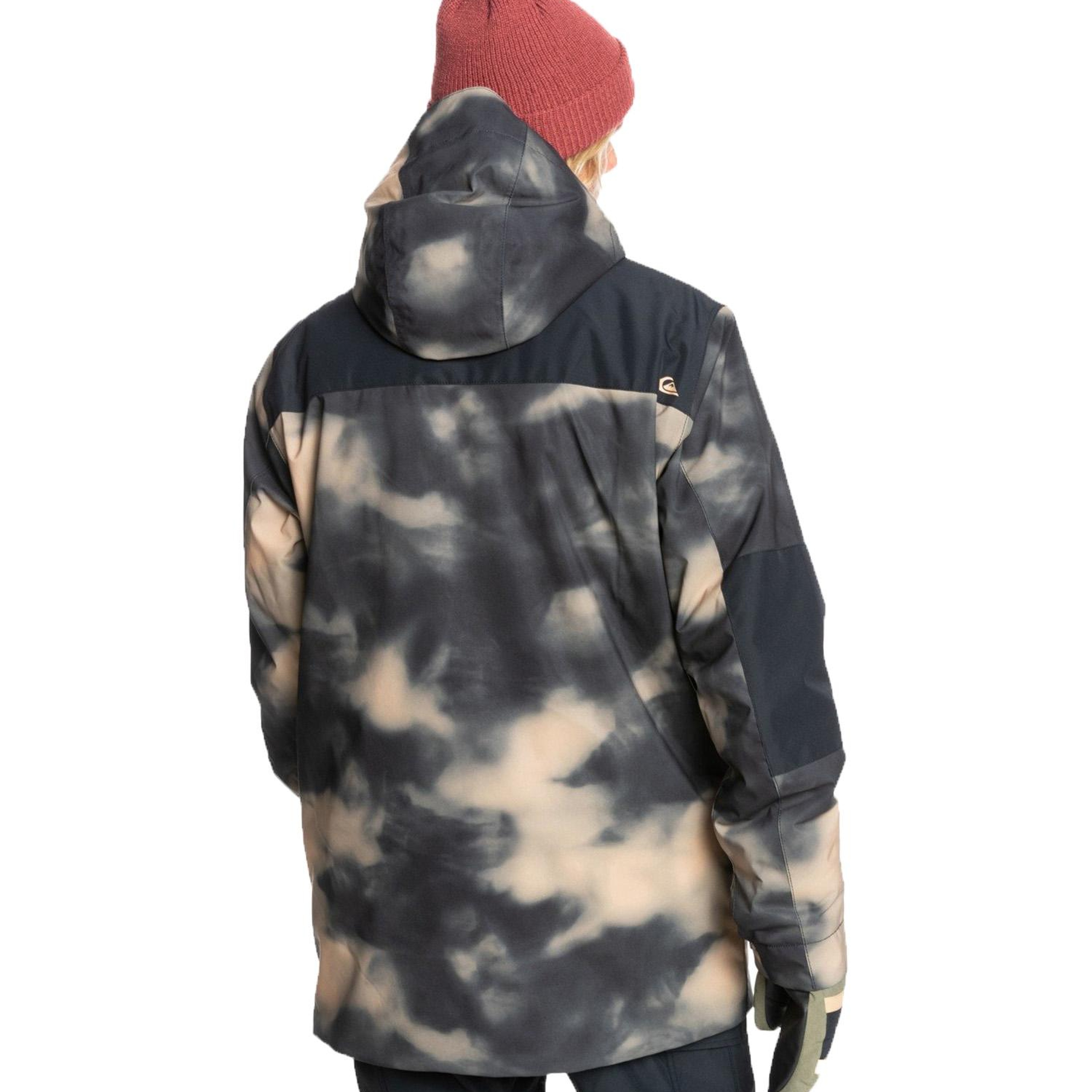 Quiksilver Tamarack Erkek Kahverengi Snowboard Ceketi