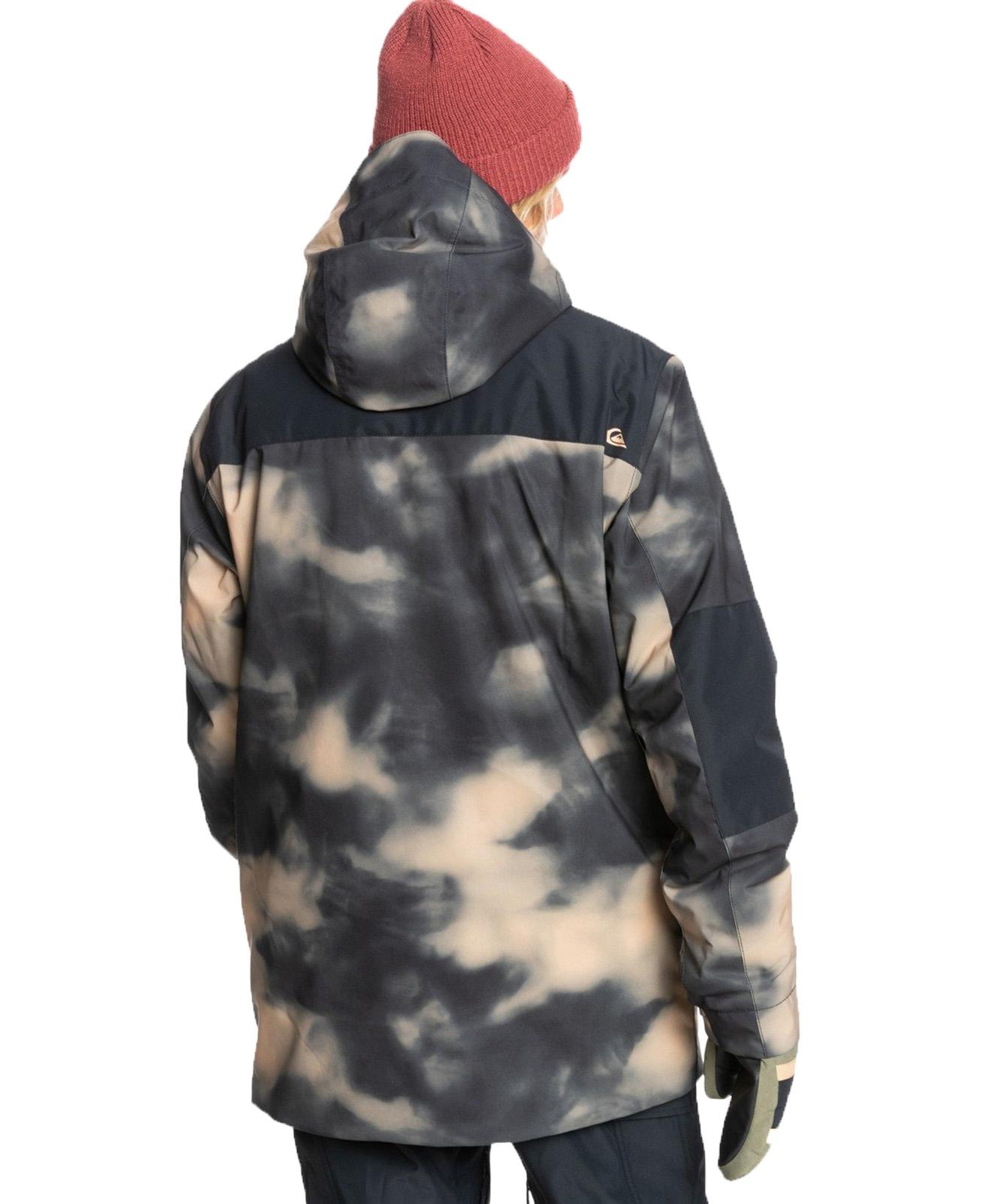 Quiksilver Tamarack Erkek Kahverengi Snowboard Ceketi