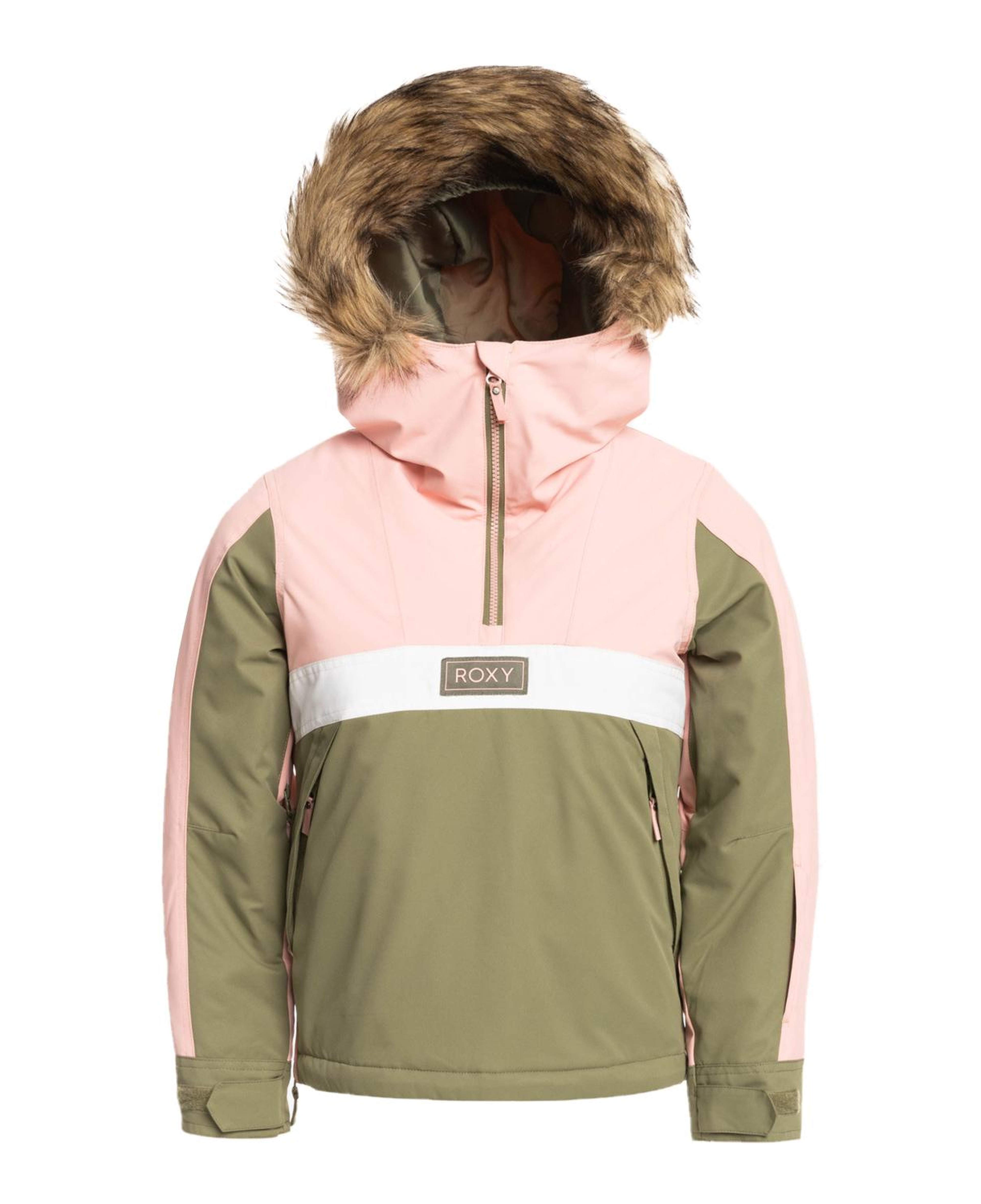 Roxy Shelter Kız Çocuk Yeşil Snowboard Ceketi