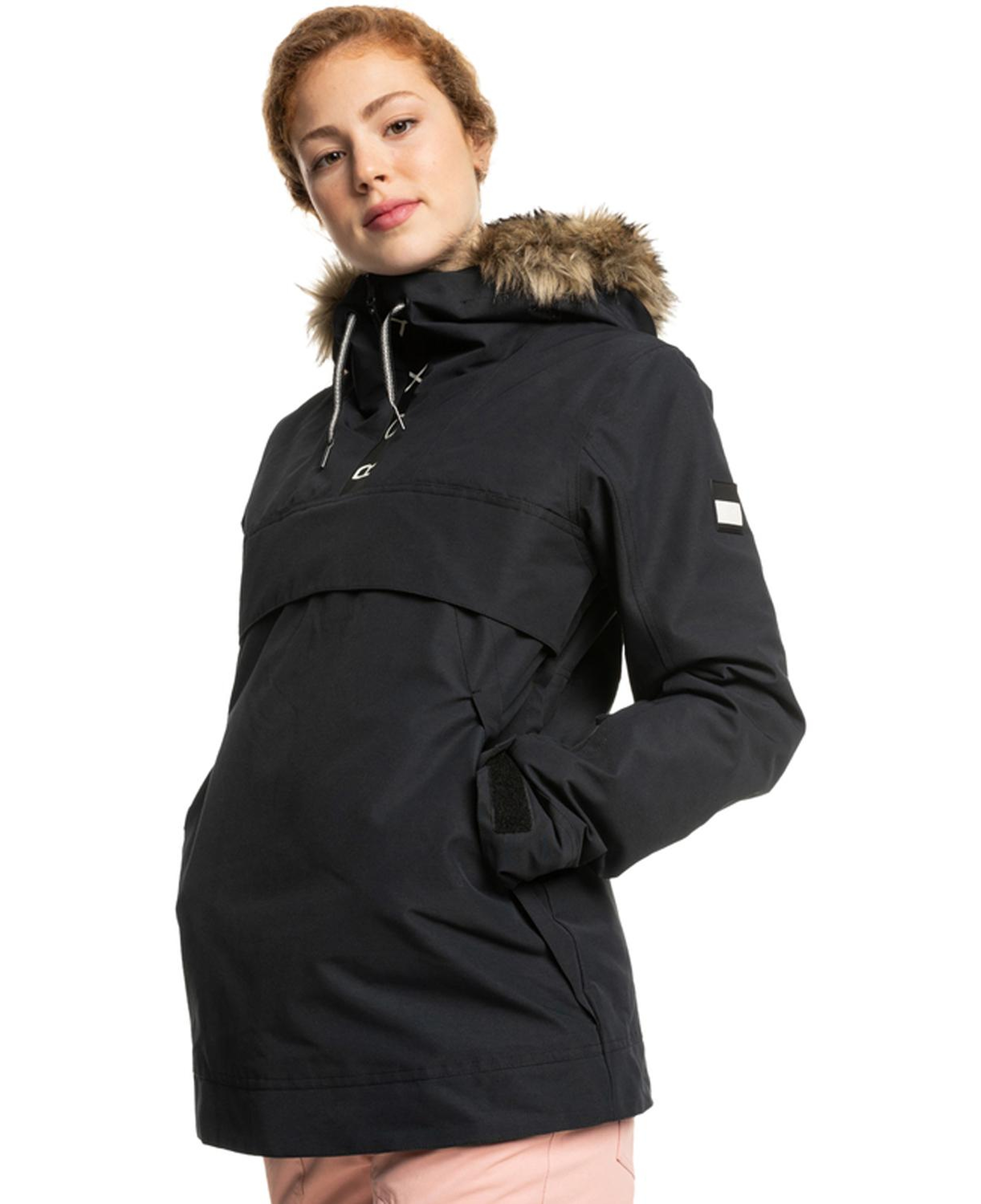 Roxy Shelter Kadın Siyah Snowboard Ceketi