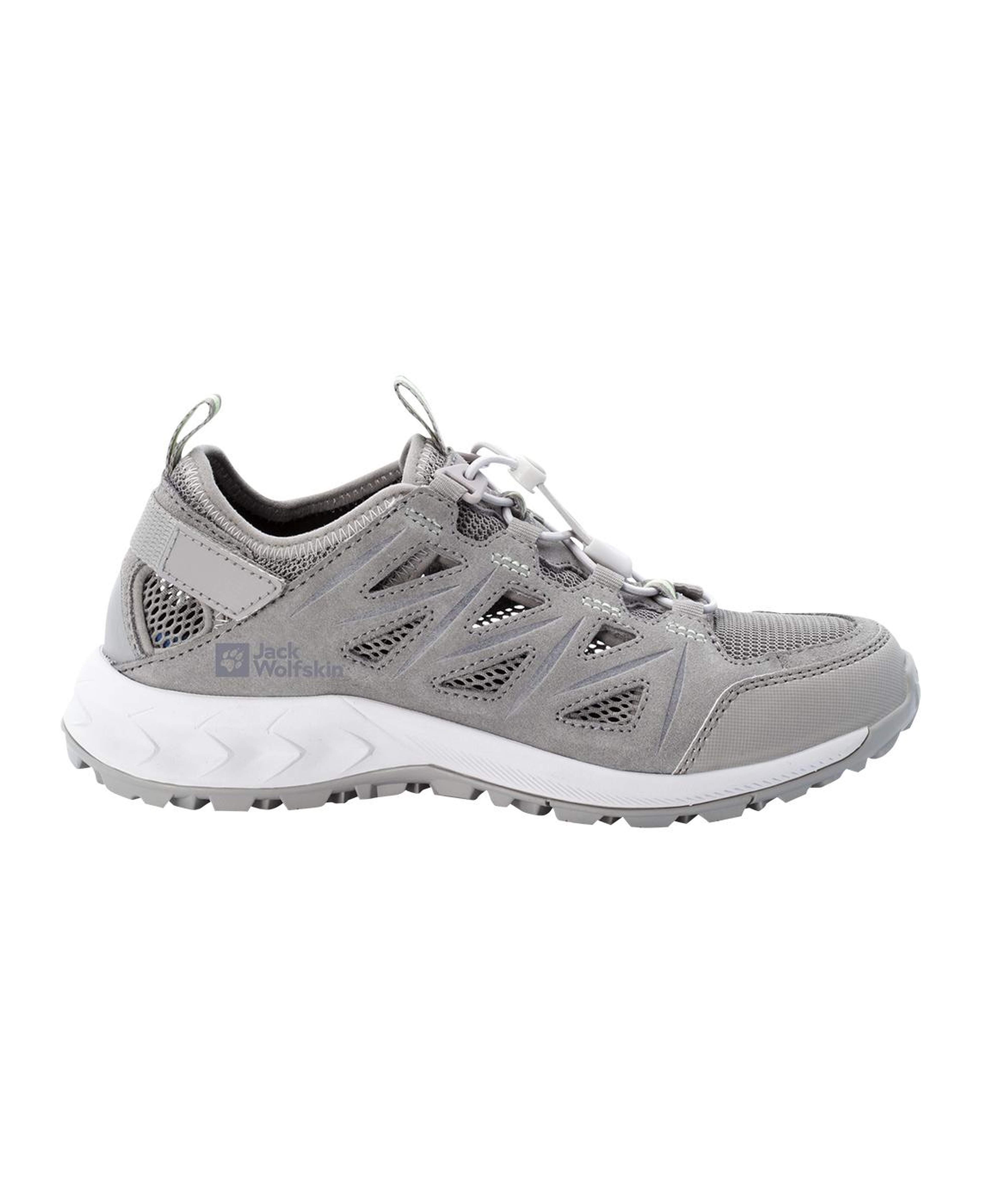 Jack Wolfskin Woodland 2 Hybrid Low Kadın Gri Outdoor Ayakkabı