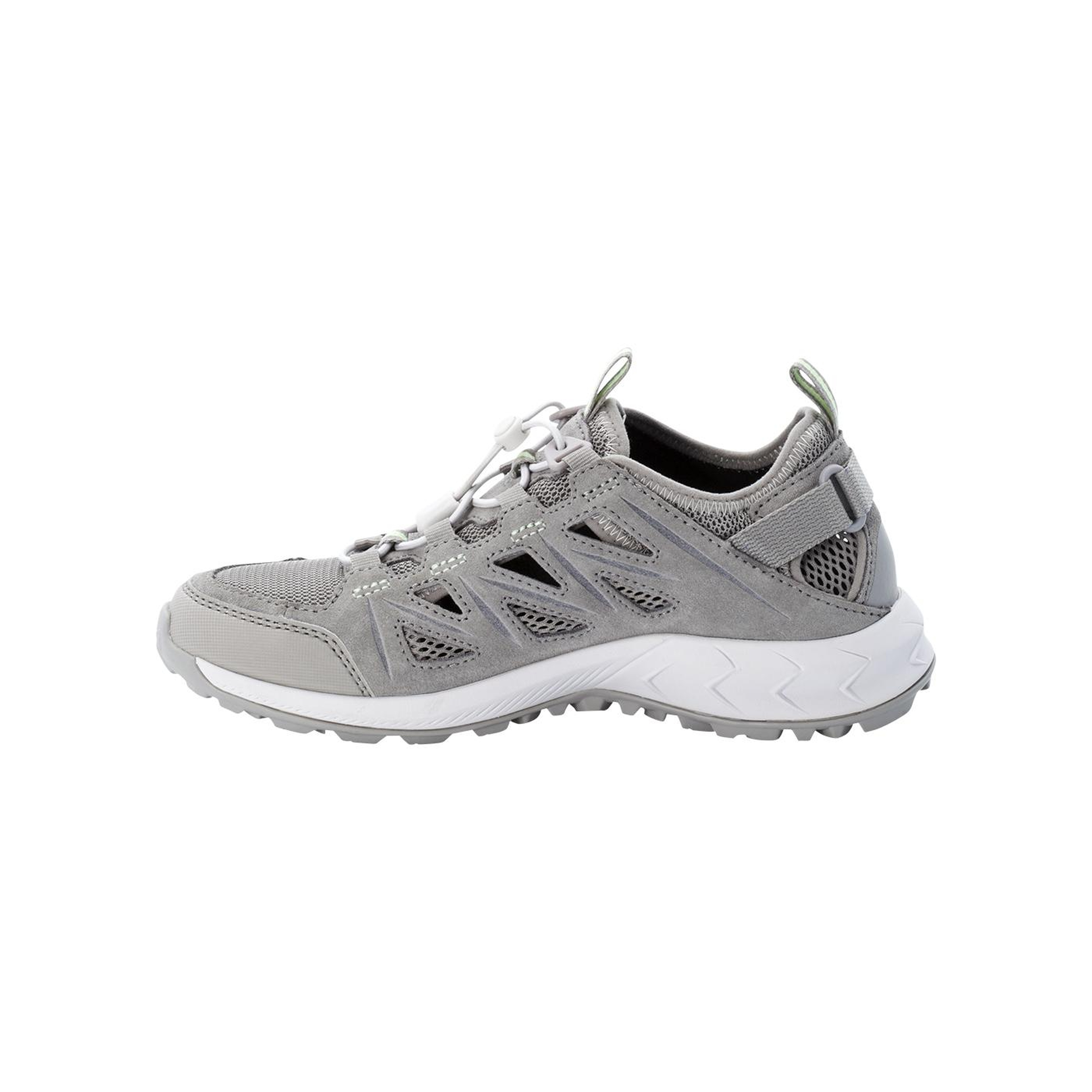 Jack Wolfskin Woodland 2 Hybrid Low Kadın Gri Outdoor Ayakkabı