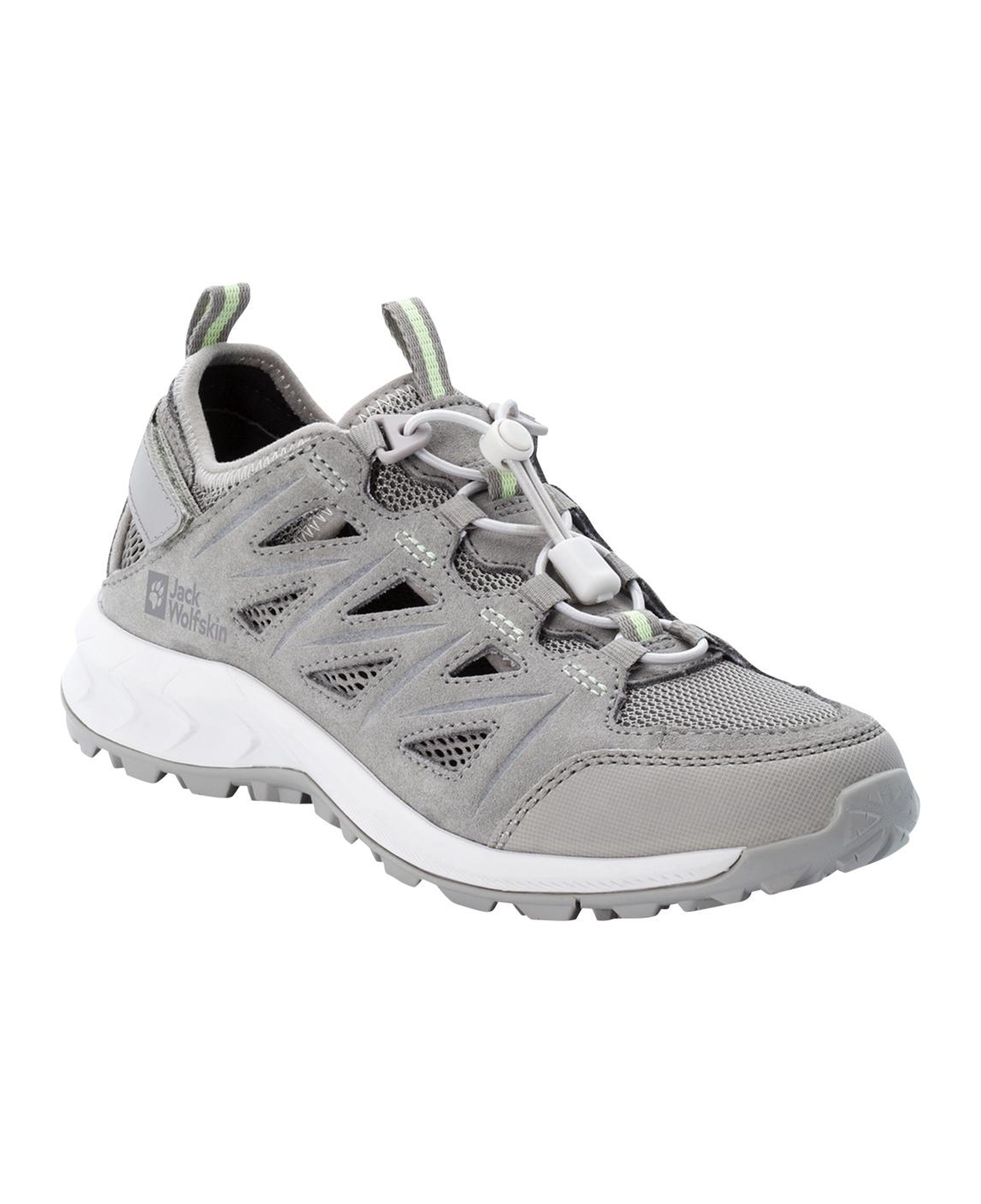 Jack Wolfskin Woodland 2 Hybrid Low Kadın Gri Outdoor Ayakkabı
