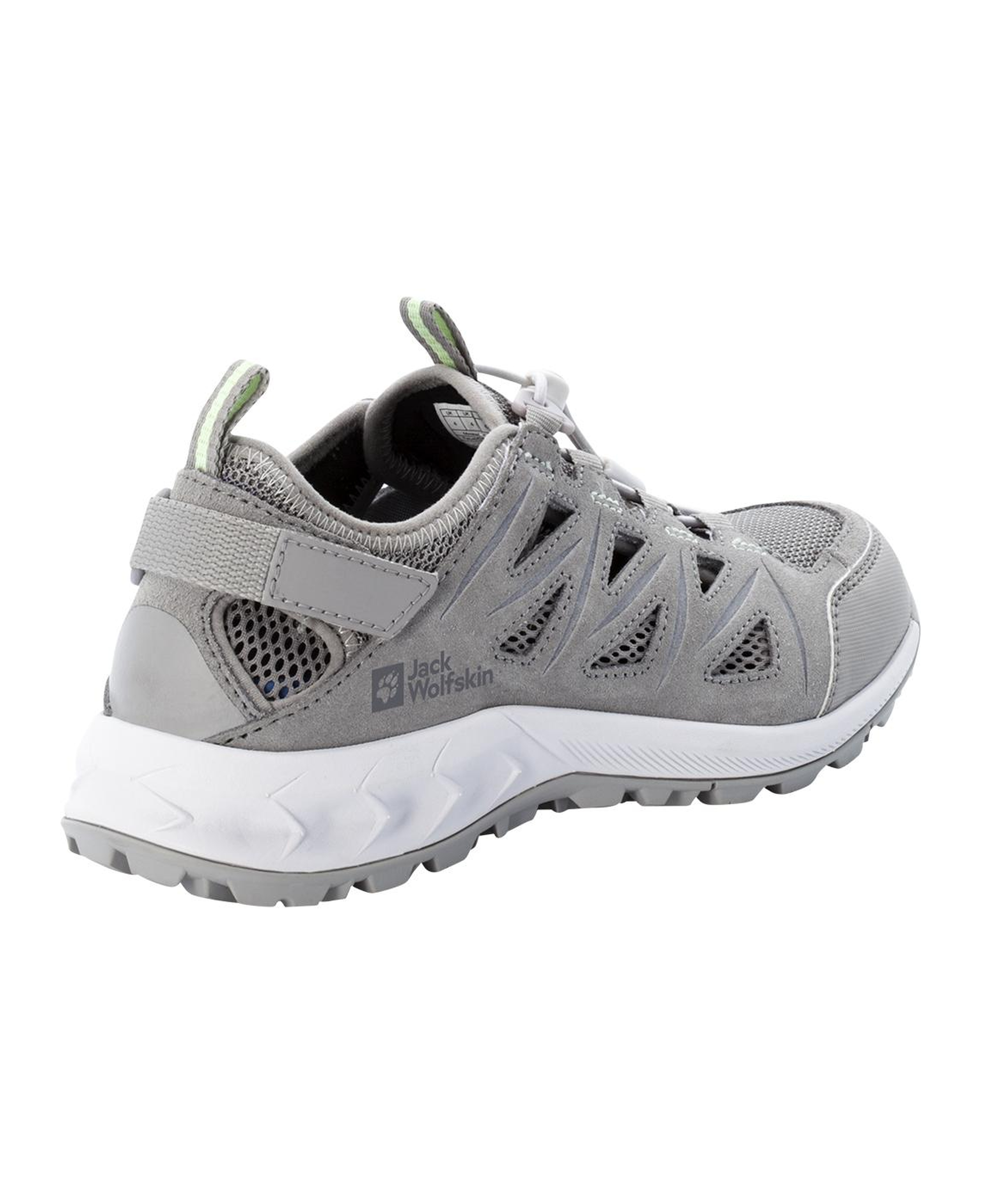 Jack Wolfskin Woodland 2 Hybrid Low Kadın Gri Outdoor Ayakkabı