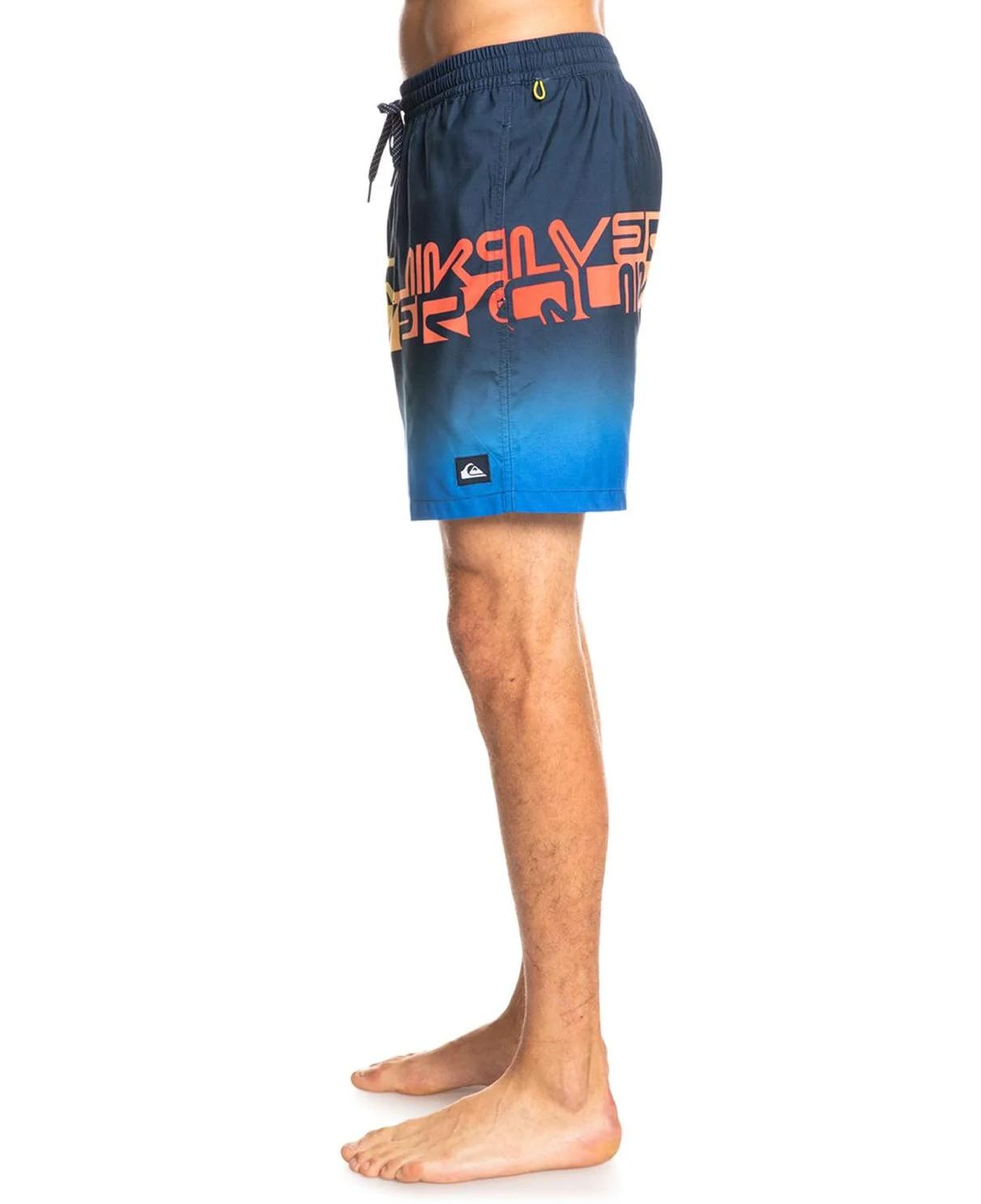Quiksilver Wordblock Volley 17 Erkek Mavi Volley Short