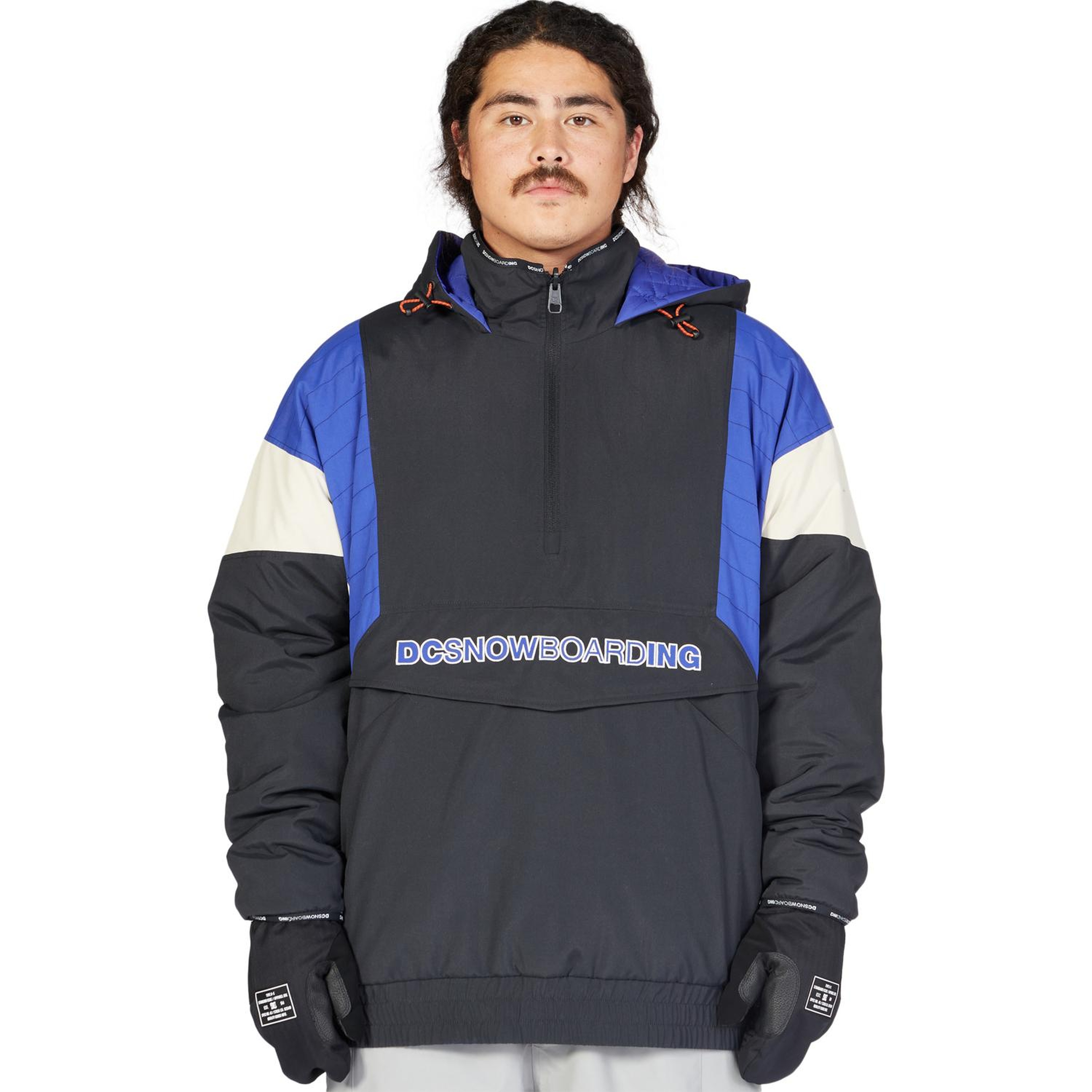 Dc Transition Reversible Anorak Erkek Siyah Snowboard Ceketi