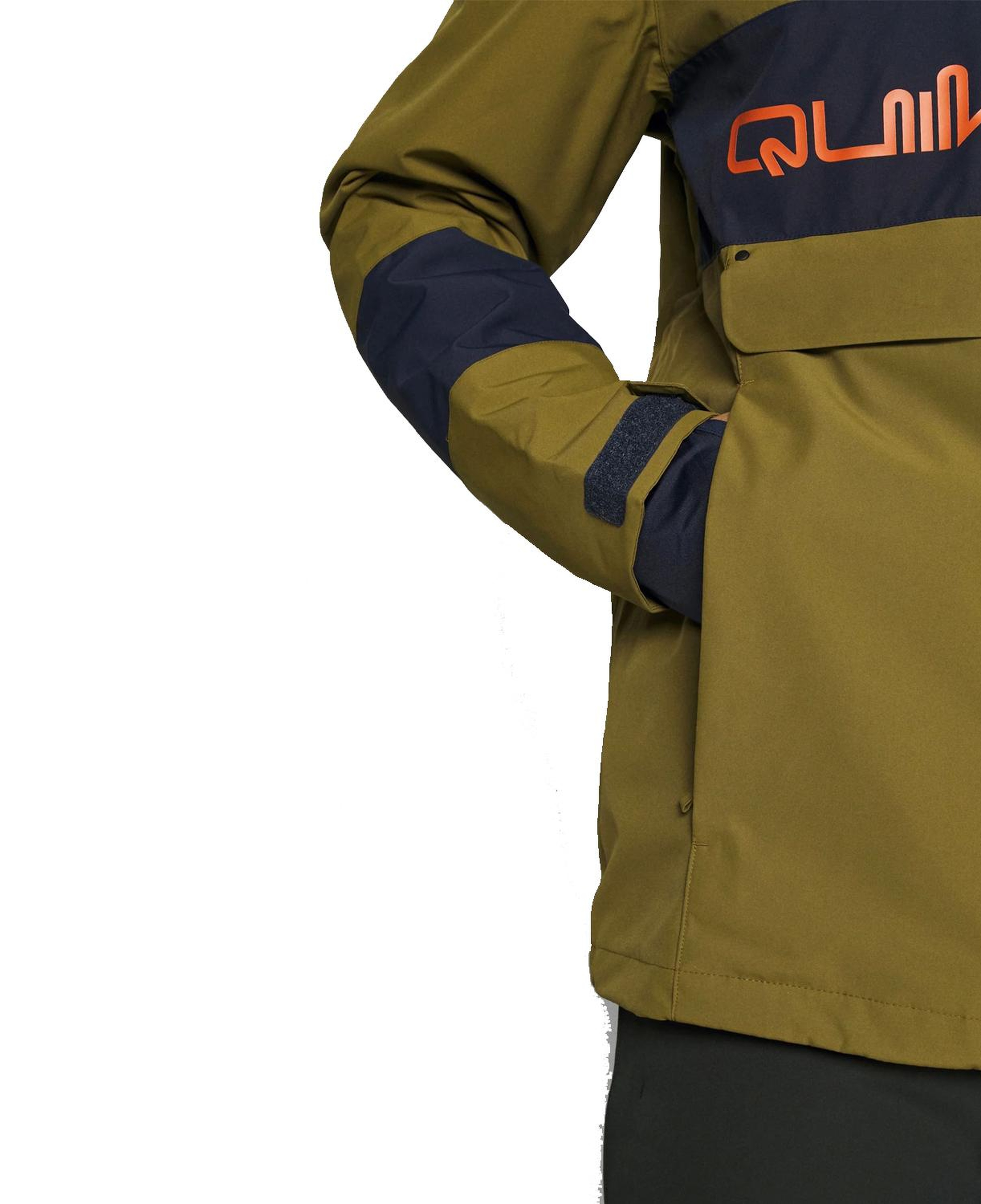 Quiksilver Steeze Youth B Erkek Çocuk Yeşil Snowboard Ceketi