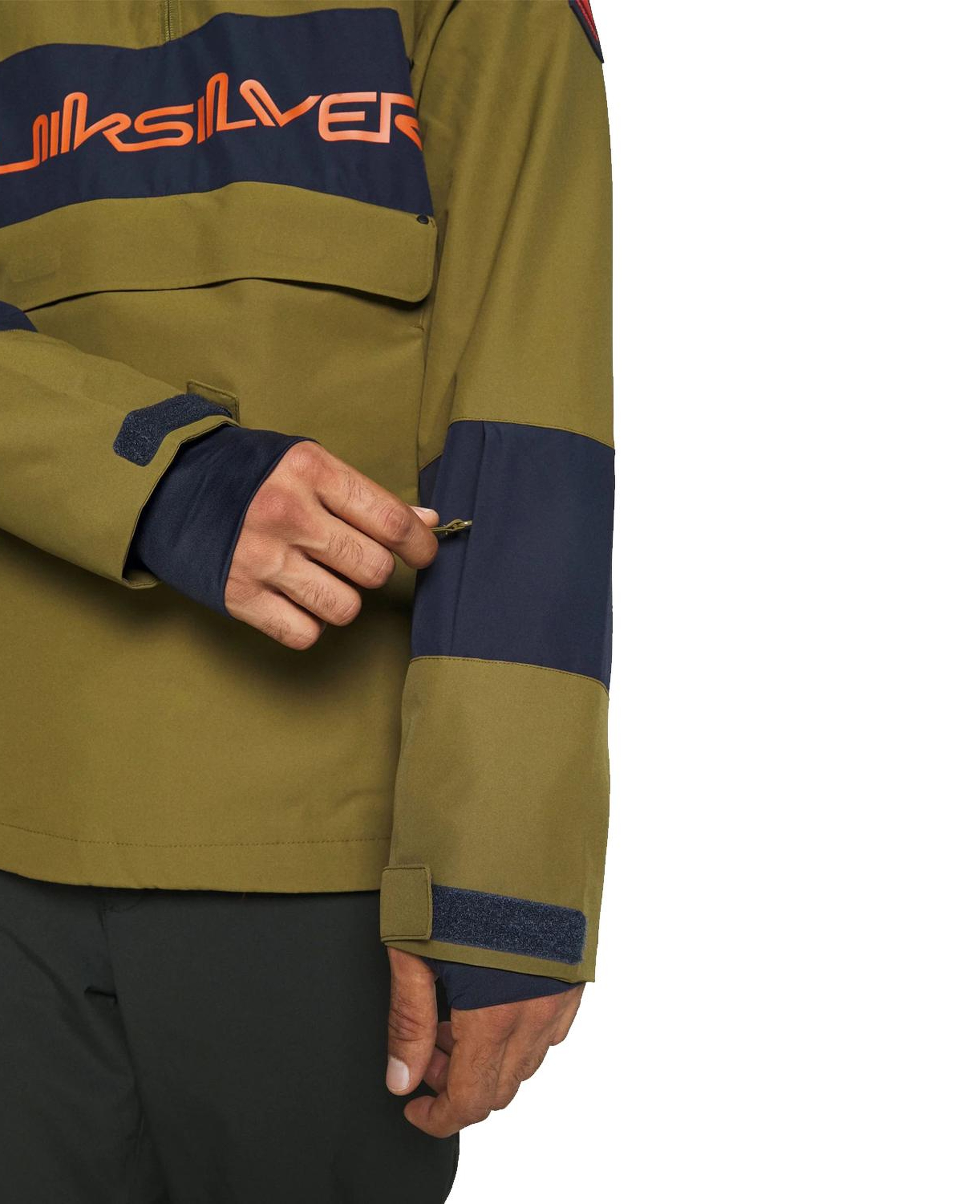 Quiksilver Steeze Youth B Erkek Çocuk Yeşil Snowboard Ceketi