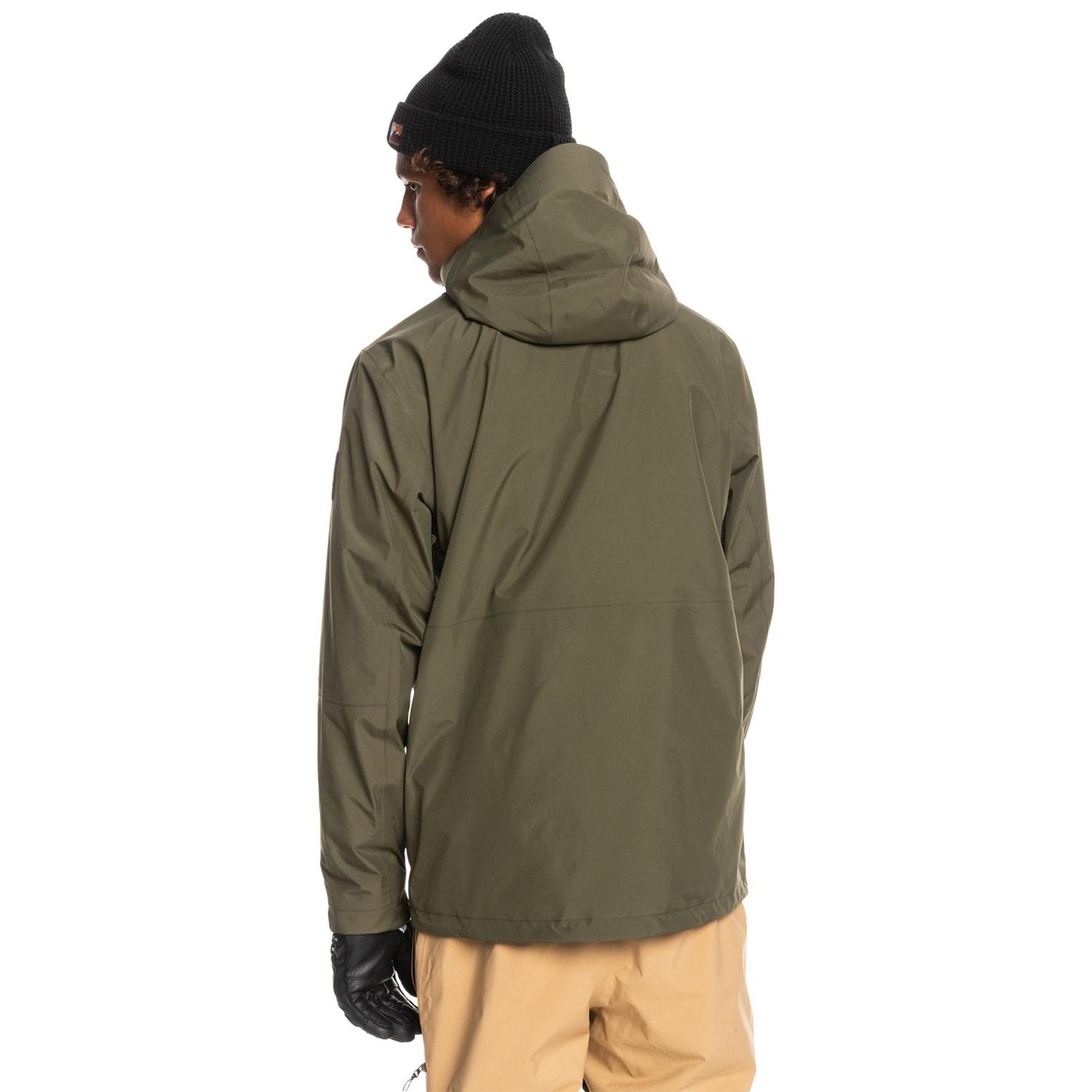 Quiksilver Mission Gore-Tex Erkek Yeşil Snowboard Ceketi