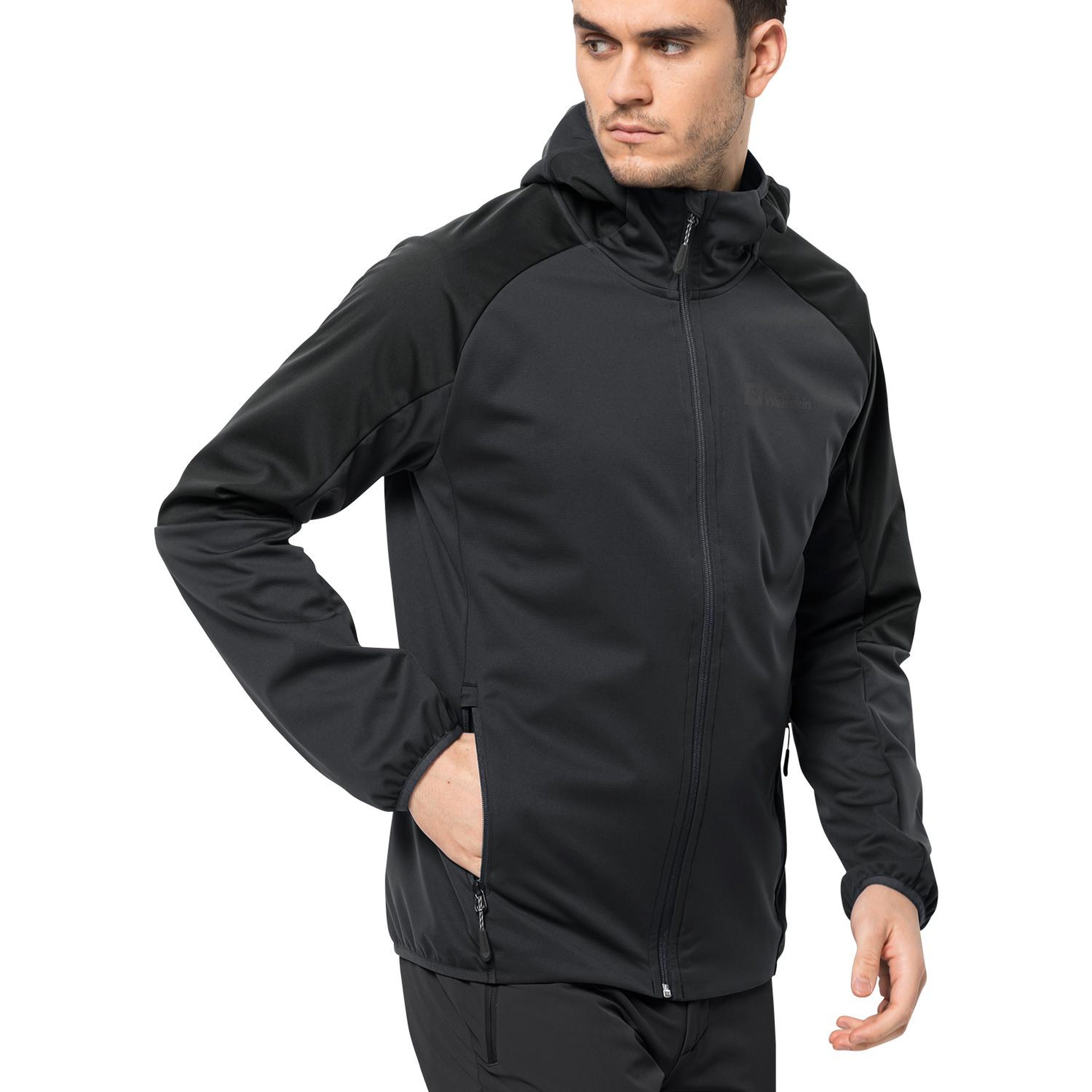Jack Wolfskin Feldberg Hoody Erkek Gri Softshell