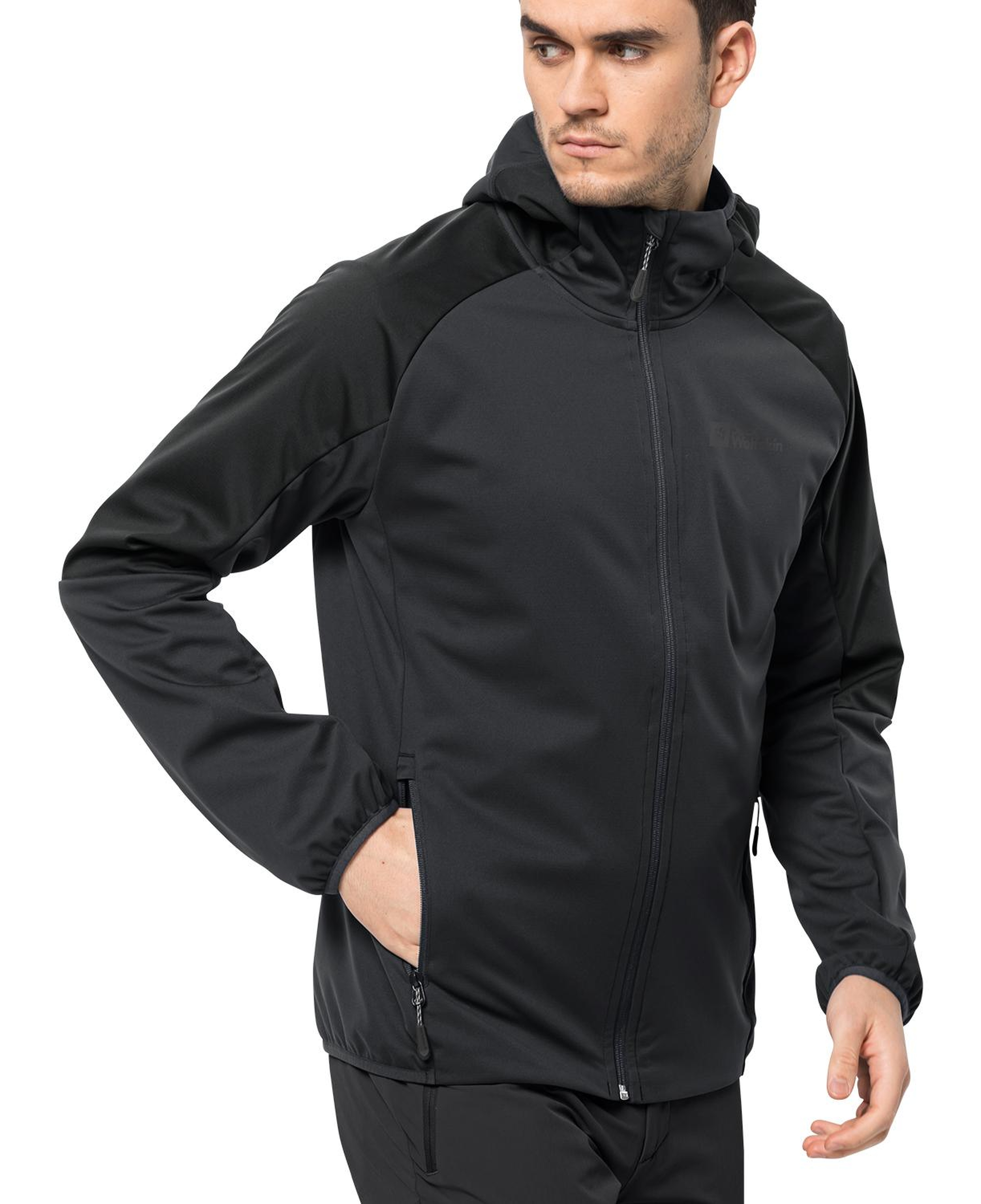 Jack Wolfskin Feldberg Hoody Erkek Gri Softshell