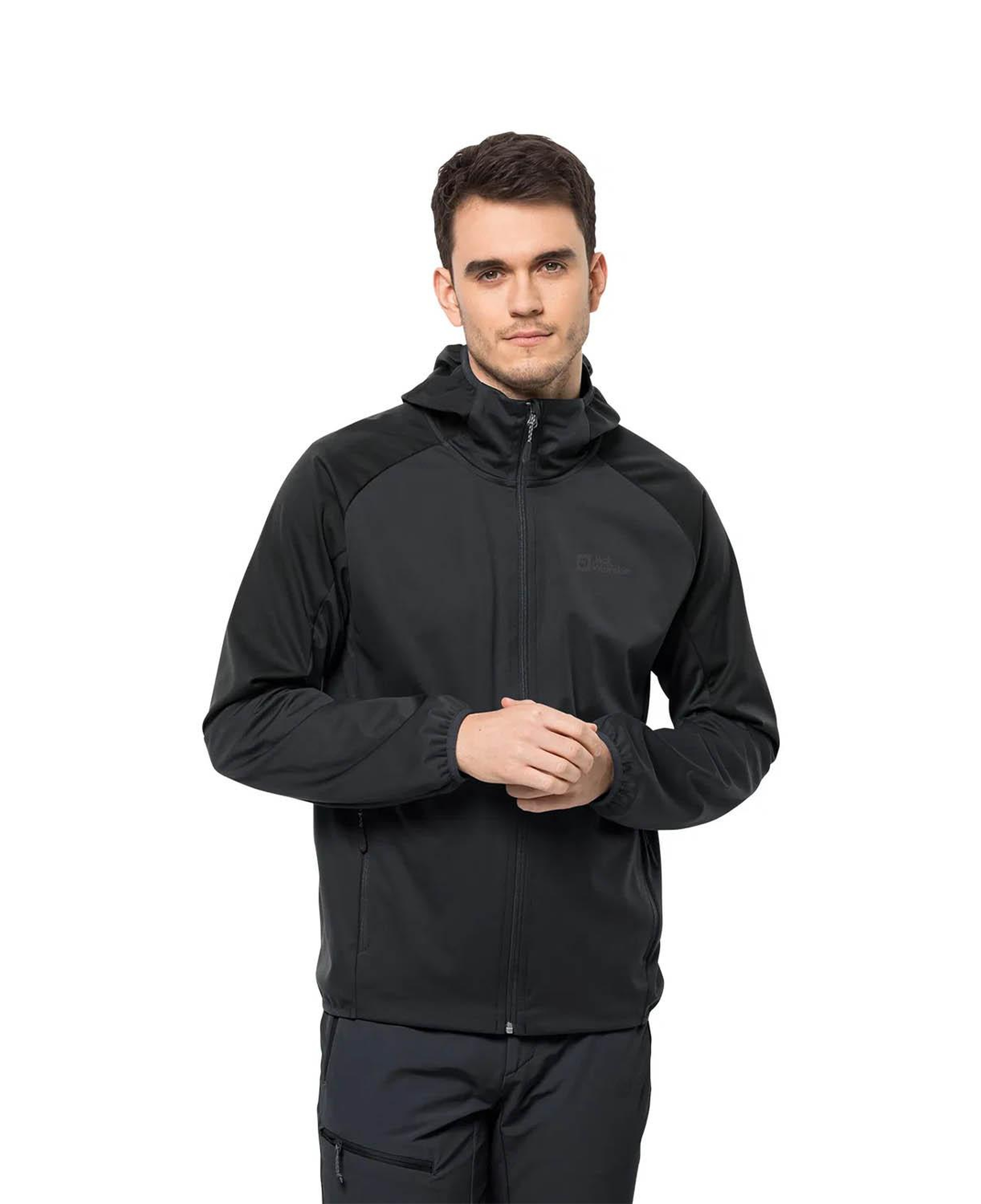 Jack Wolfskin Feldberg Hoody Erkek Gri Softshell