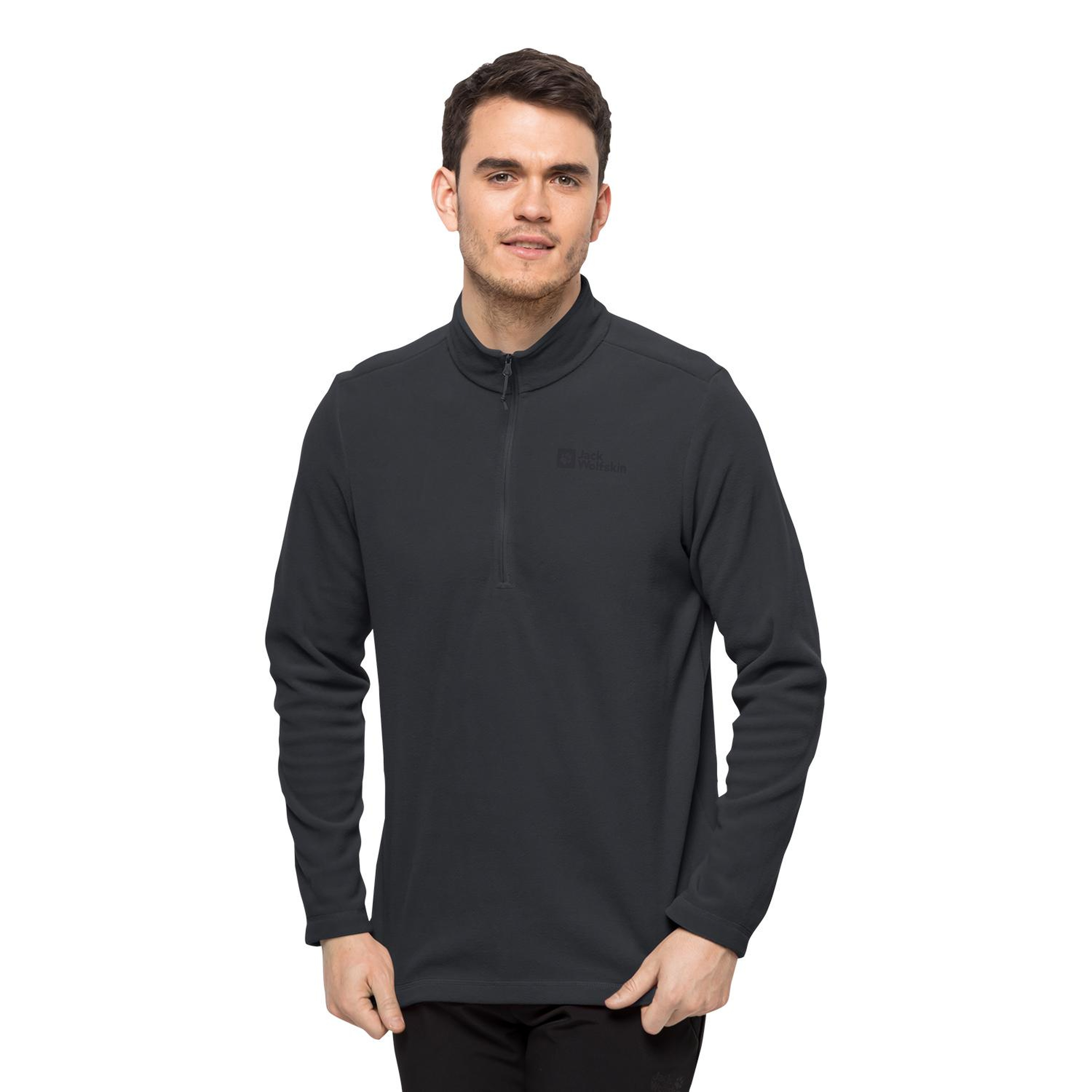 Jack Wolfskin Taunus Hz Erkek Gri Polar